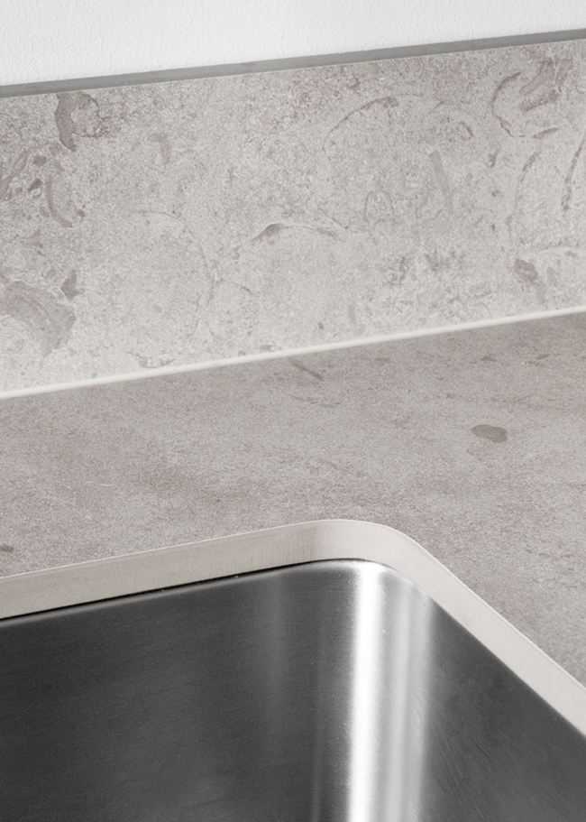 Norrvange Light Grey Matt bänkskiva Granitkeramik