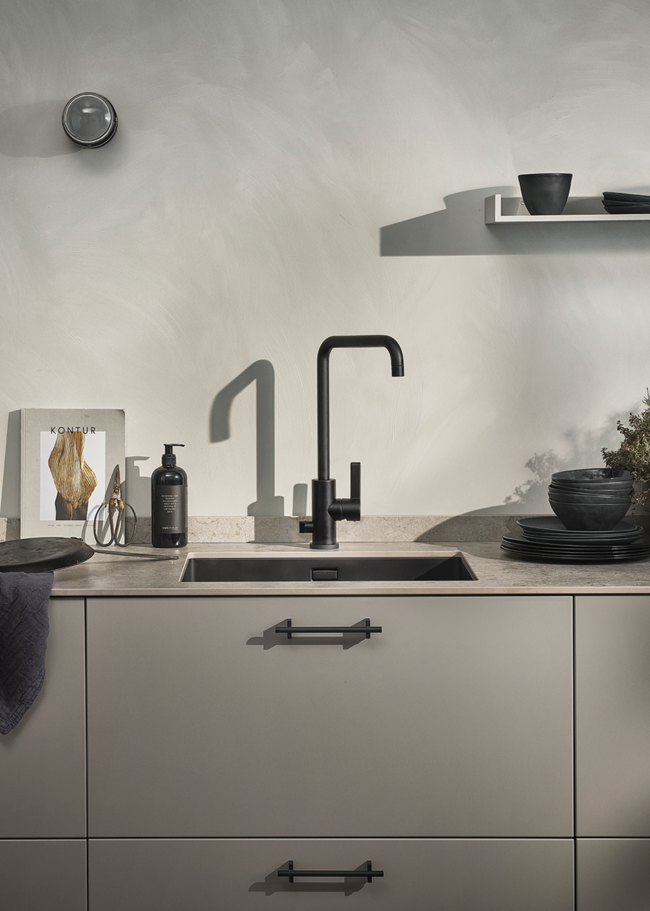 Norrvange Grey Matt bänkskiva Granitkeramik