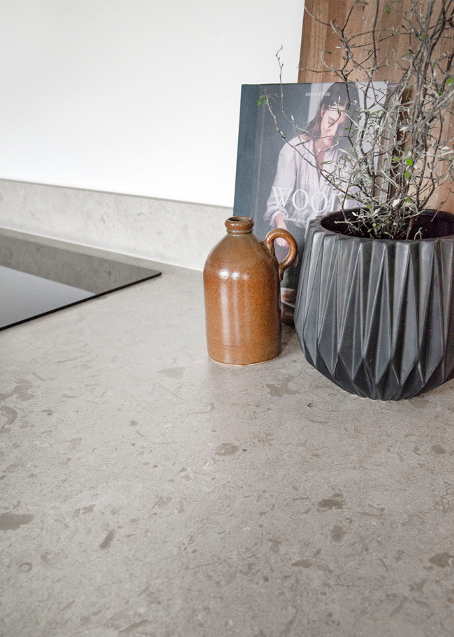 Norrvange Light Grey Matt bänkskiva Granitkeramik