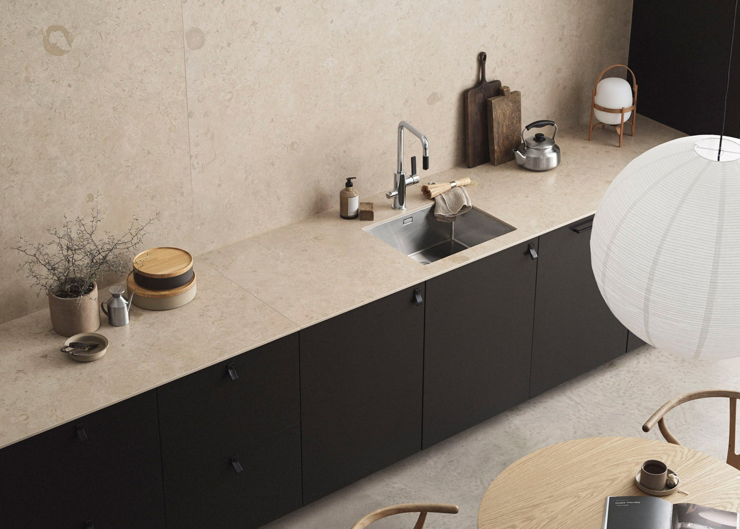 Norrvange Beige Matt bänkskiva Granitkeramik