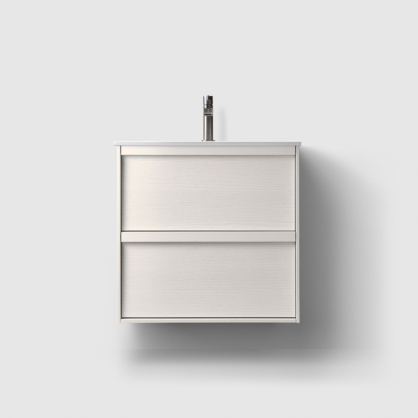Haven H2/60 kommode med integreret vask i Solid Surface (Mat)