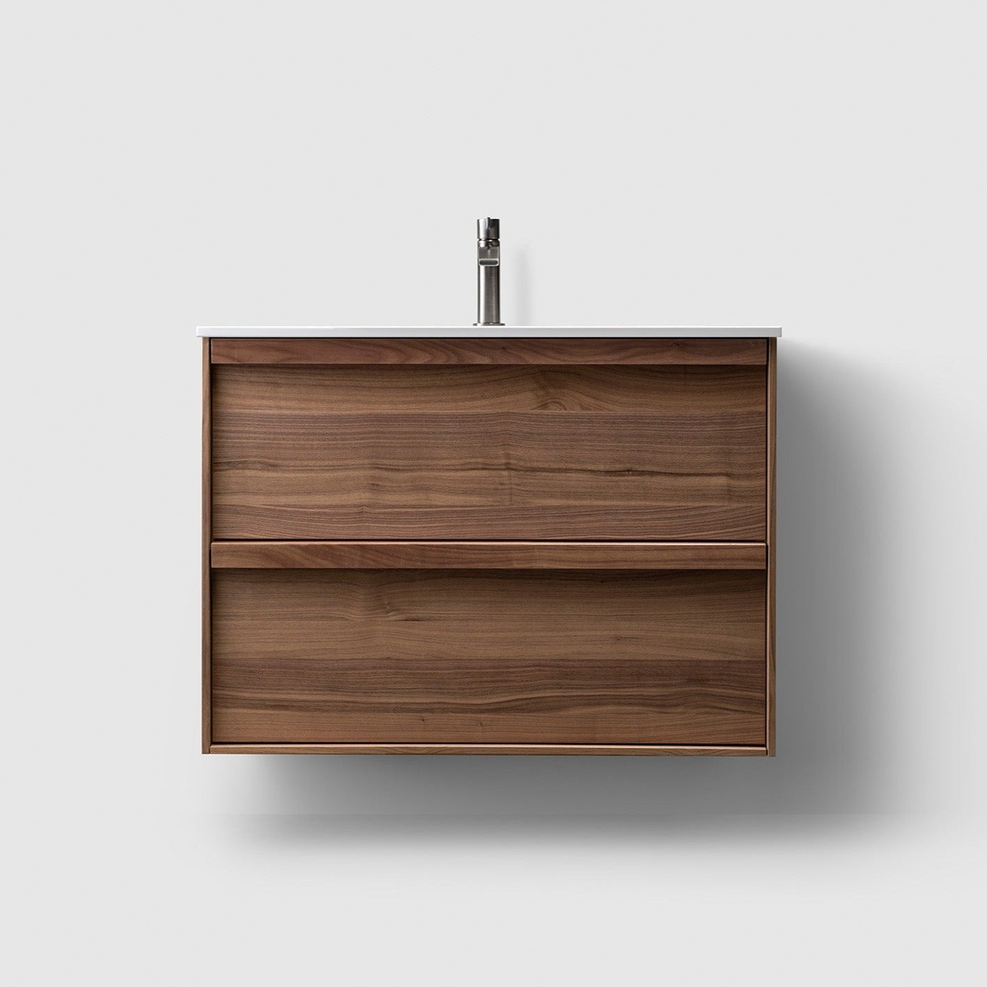 Haven H2/80 kommod med integrerat handfat i Solid Surface (Matt)