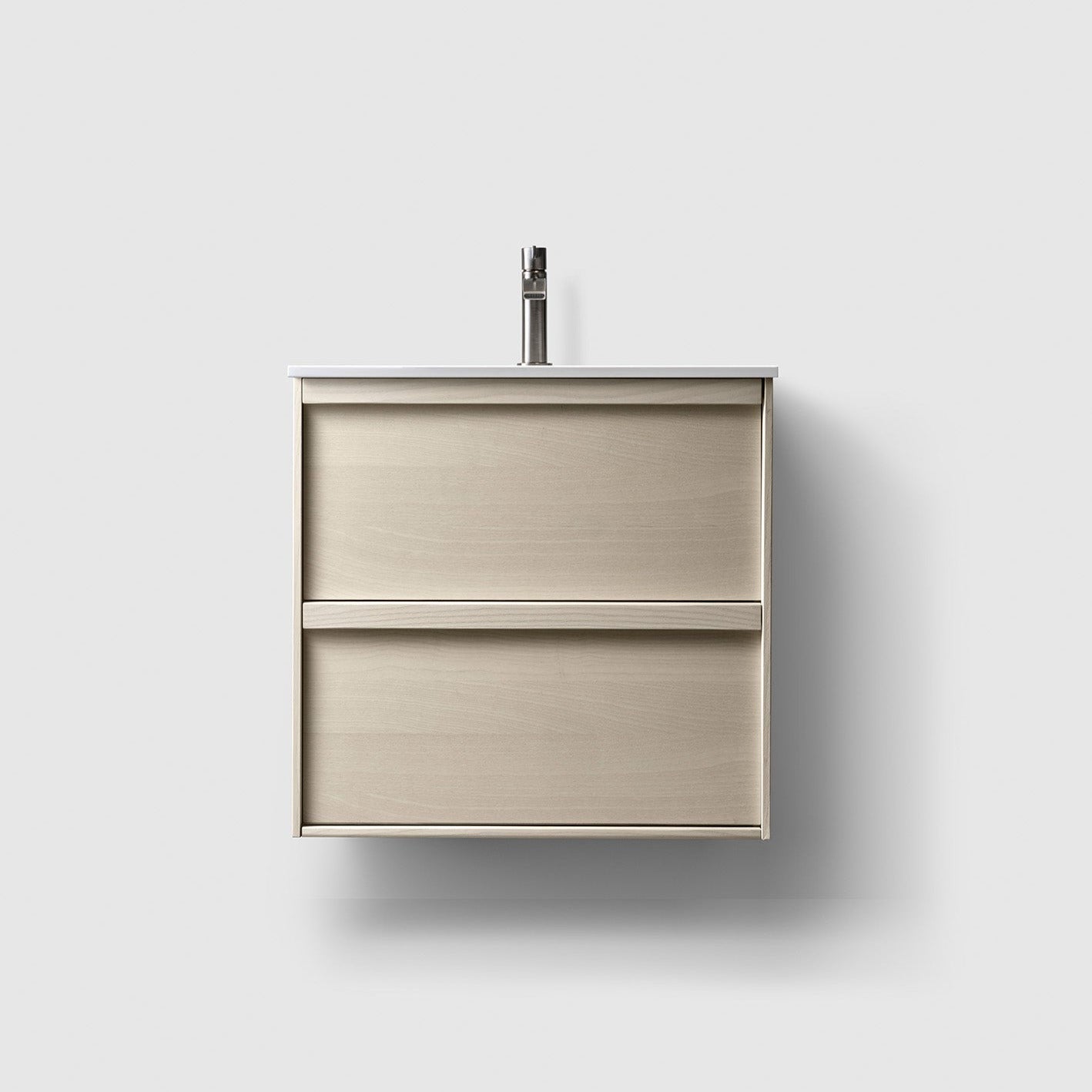 Haven H2/60 kommode med integreret vask i Solid Surface (Mat)