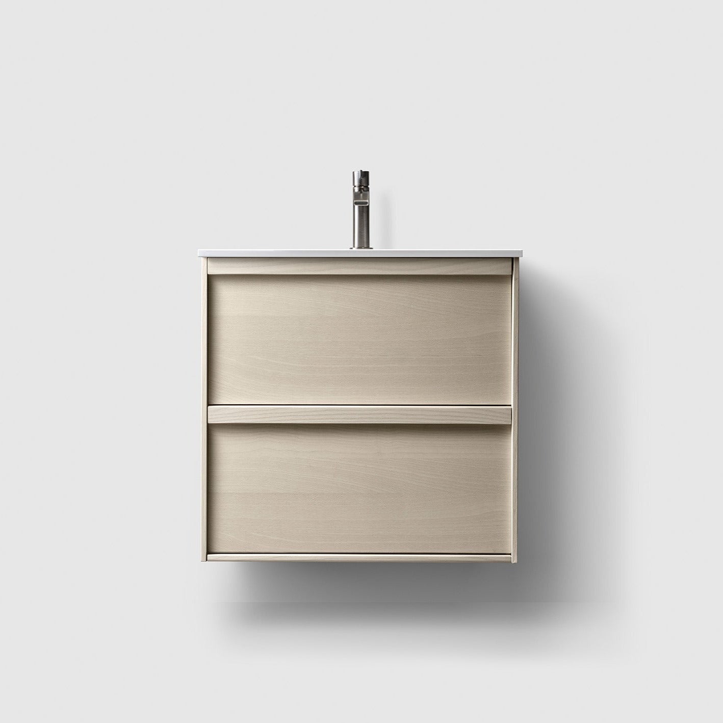 Haven H2/60 kommode med integreret vask i Solid Surface (Mat)