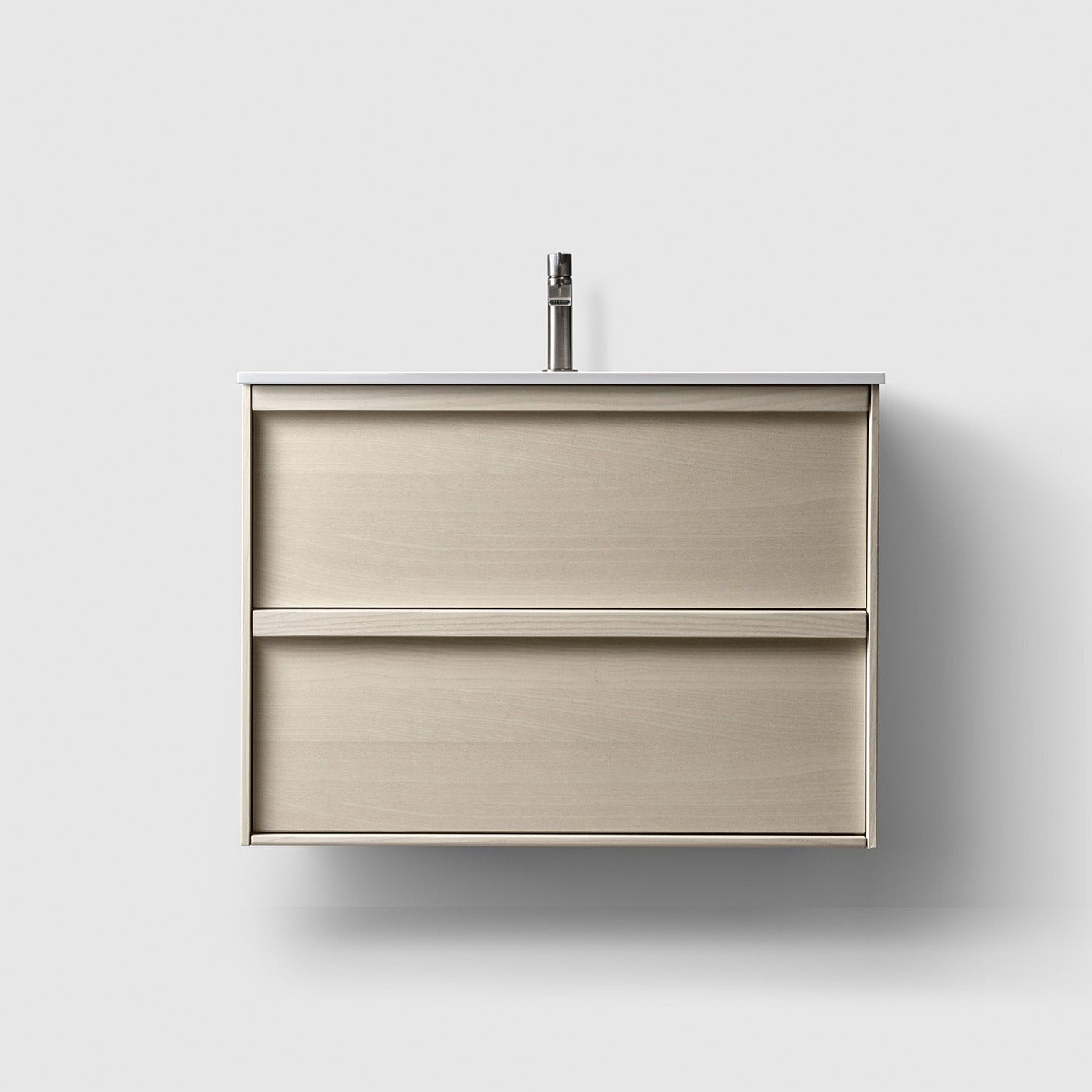 Haven H2/80 kommod med integrerat handfat i Solid Surface (Matt)