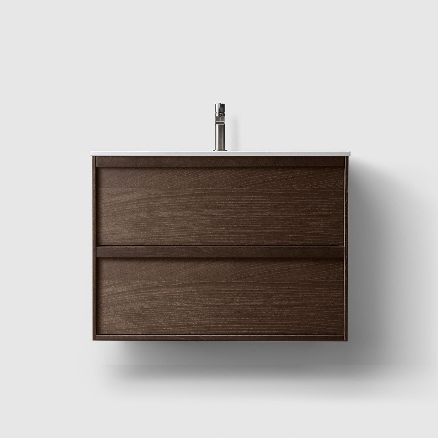 Haven H2/80 kommod med integrerat handfat i Solid Surface (Matt)