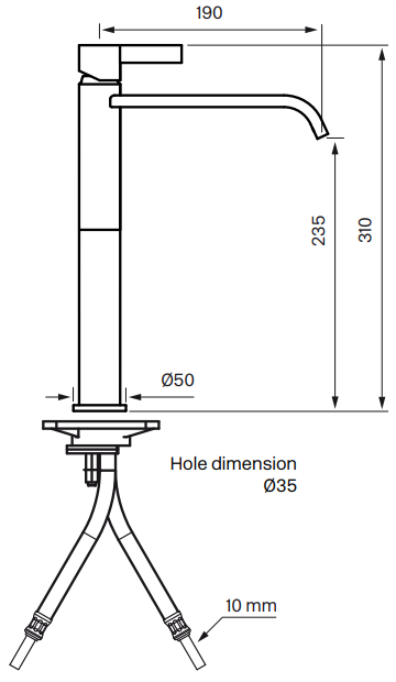 Håndvaskarmatur Tapwell ARM081