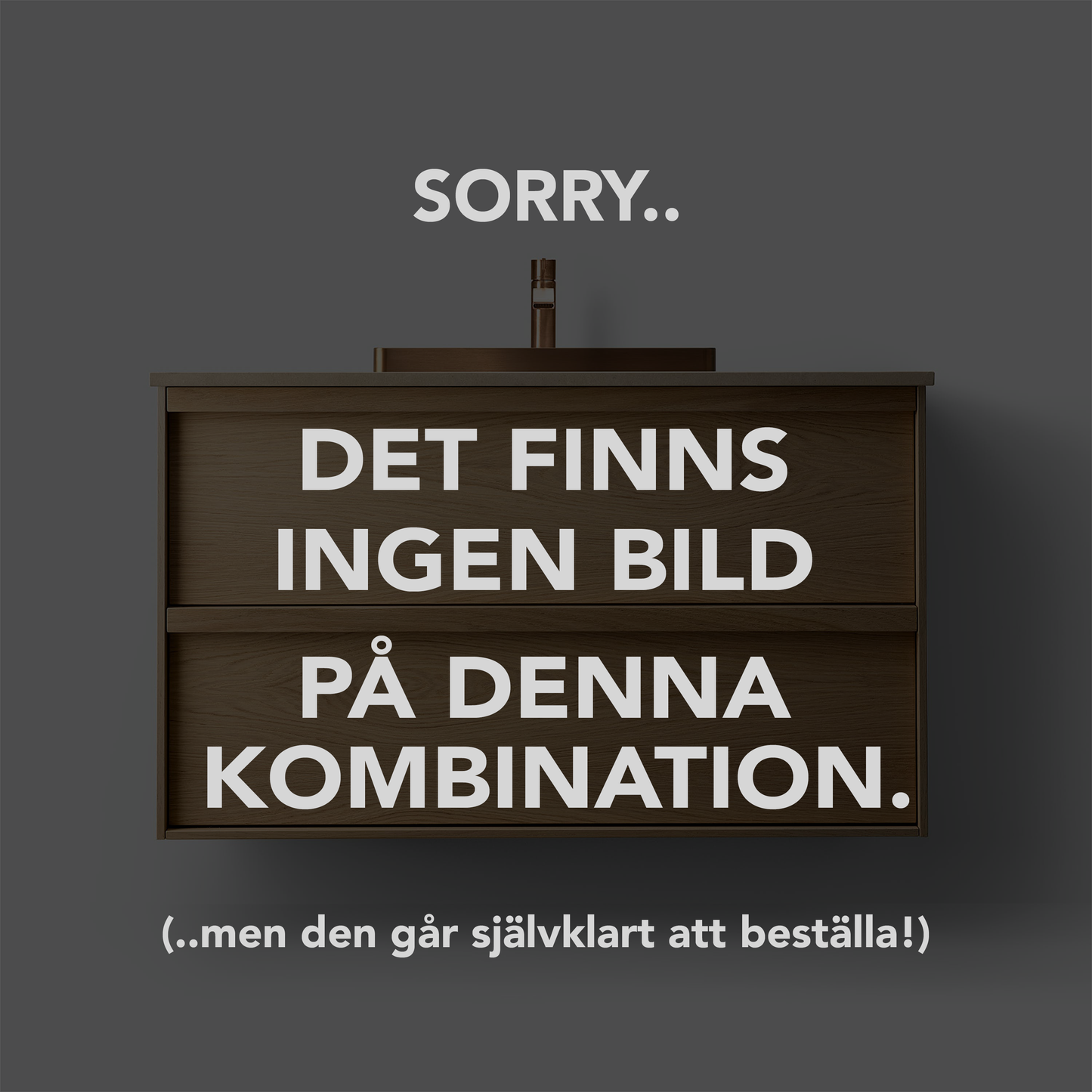 Haven H2/80 Kommod med stenskiva och tvättställ
