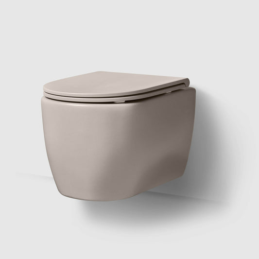 Haven WC/2 Væghængt toilet. Matt Sand.