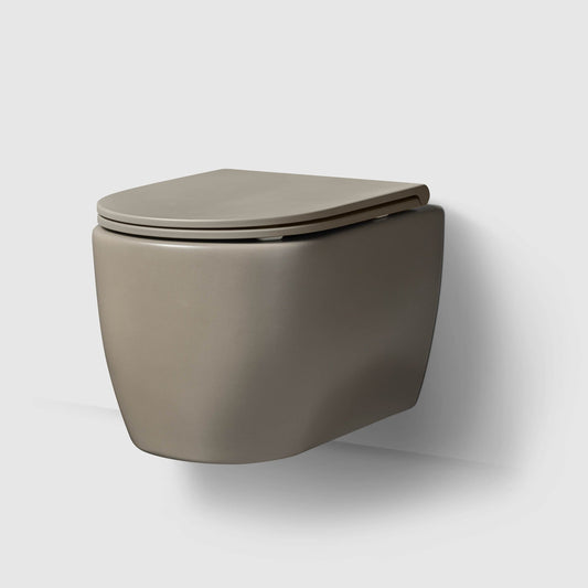 Haven WC/2 Væghængt toilet. Matt Grå.