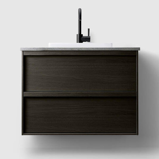 Haven H2/80 Kommod med skiva och seminerfällt tvättställ