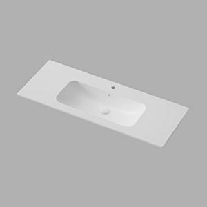 INR Tvättställ Soft 120 i Glossy White porslin. Bild: INR