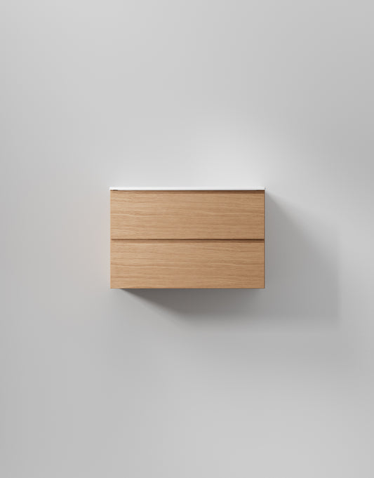 INR kommod core xs grip 80 – Natural Oak, 2 Lådor