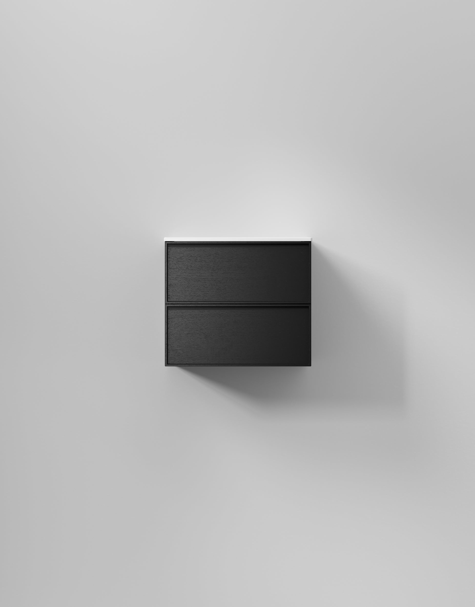 INR kommod core xs sense 60 – Black Oak, 2 Lådor