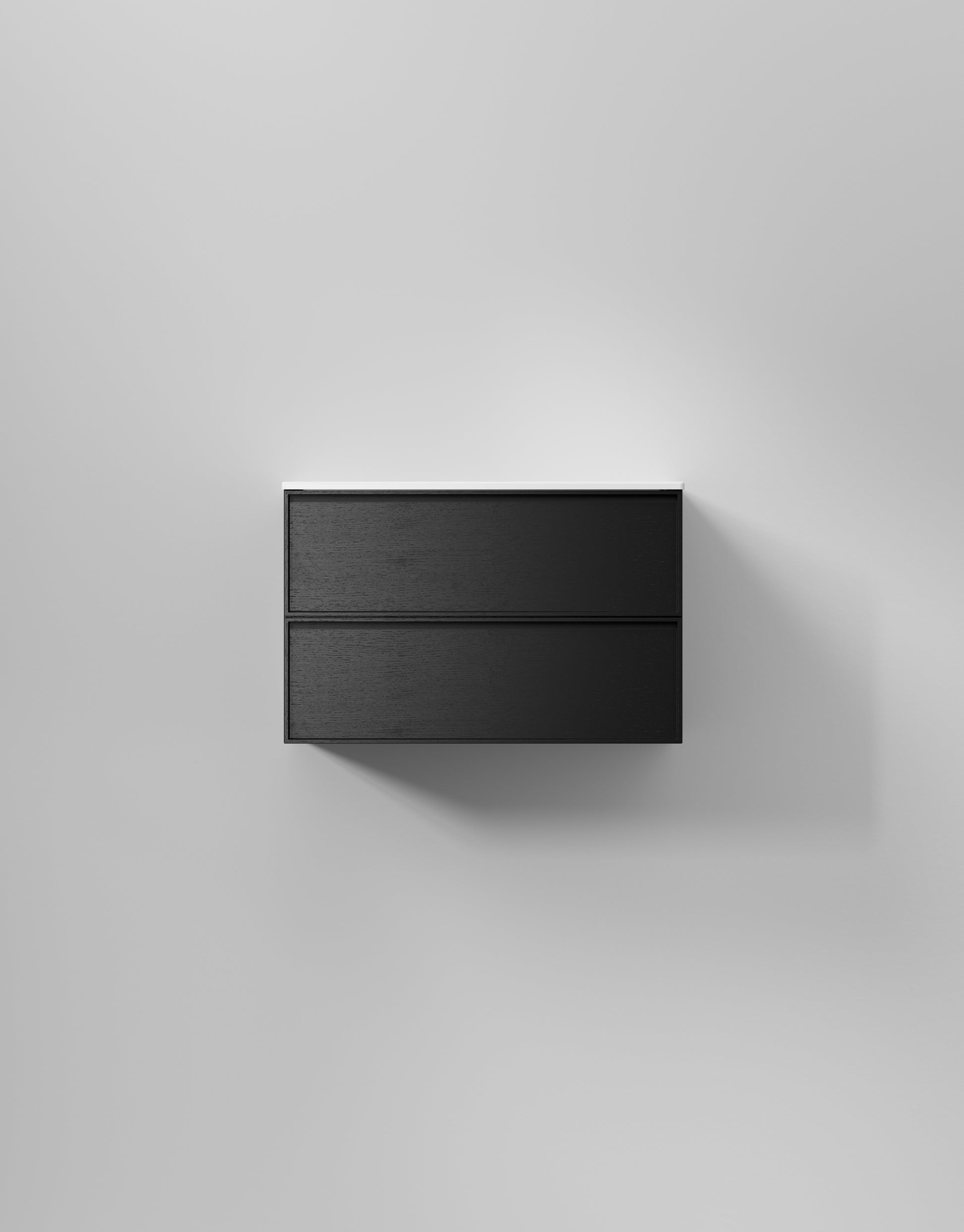 INR kommod core xs sense 80 – Black Oak, 2 Lådor