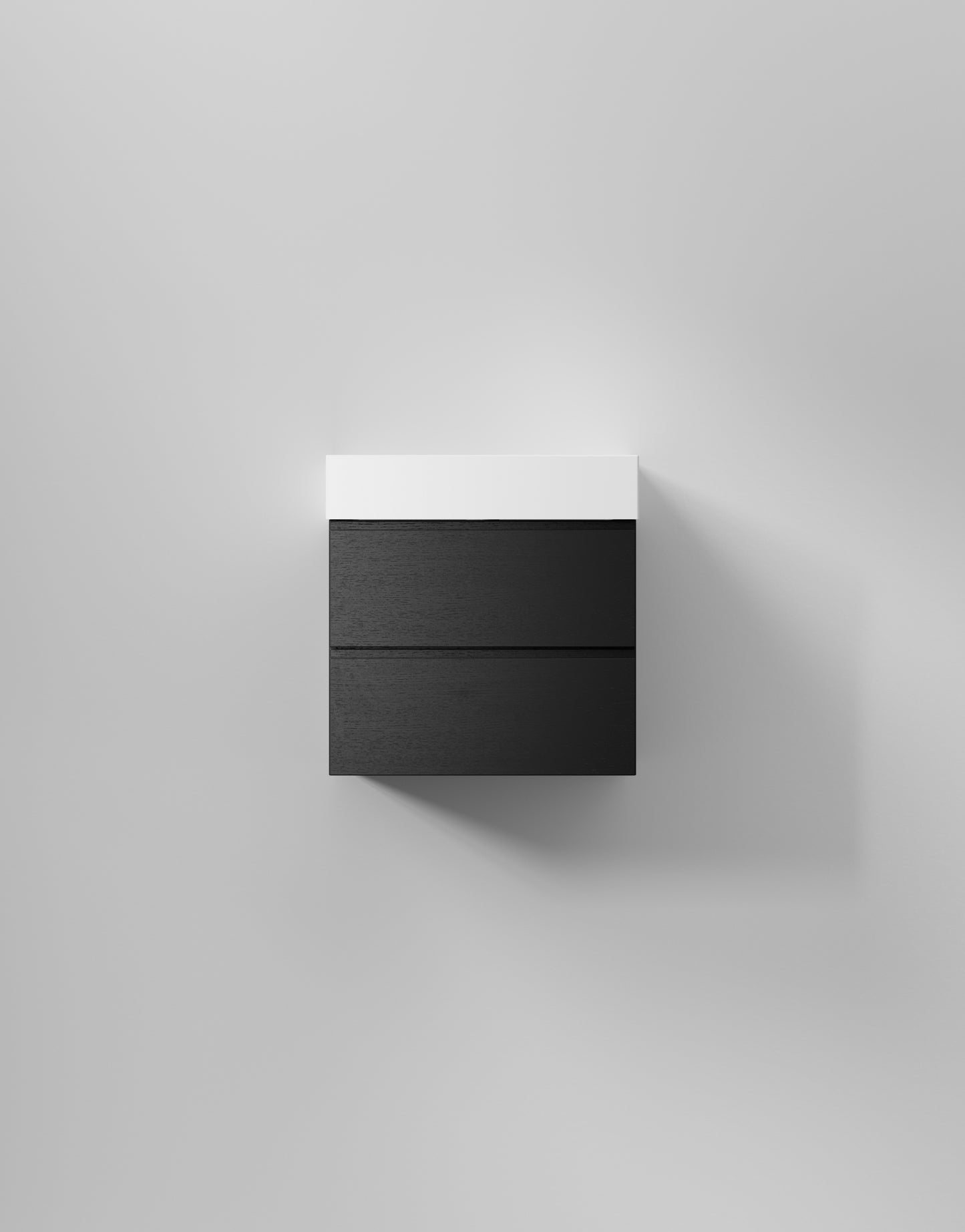 INR kommod core grip 60 – Black Oak, 2 Lådor