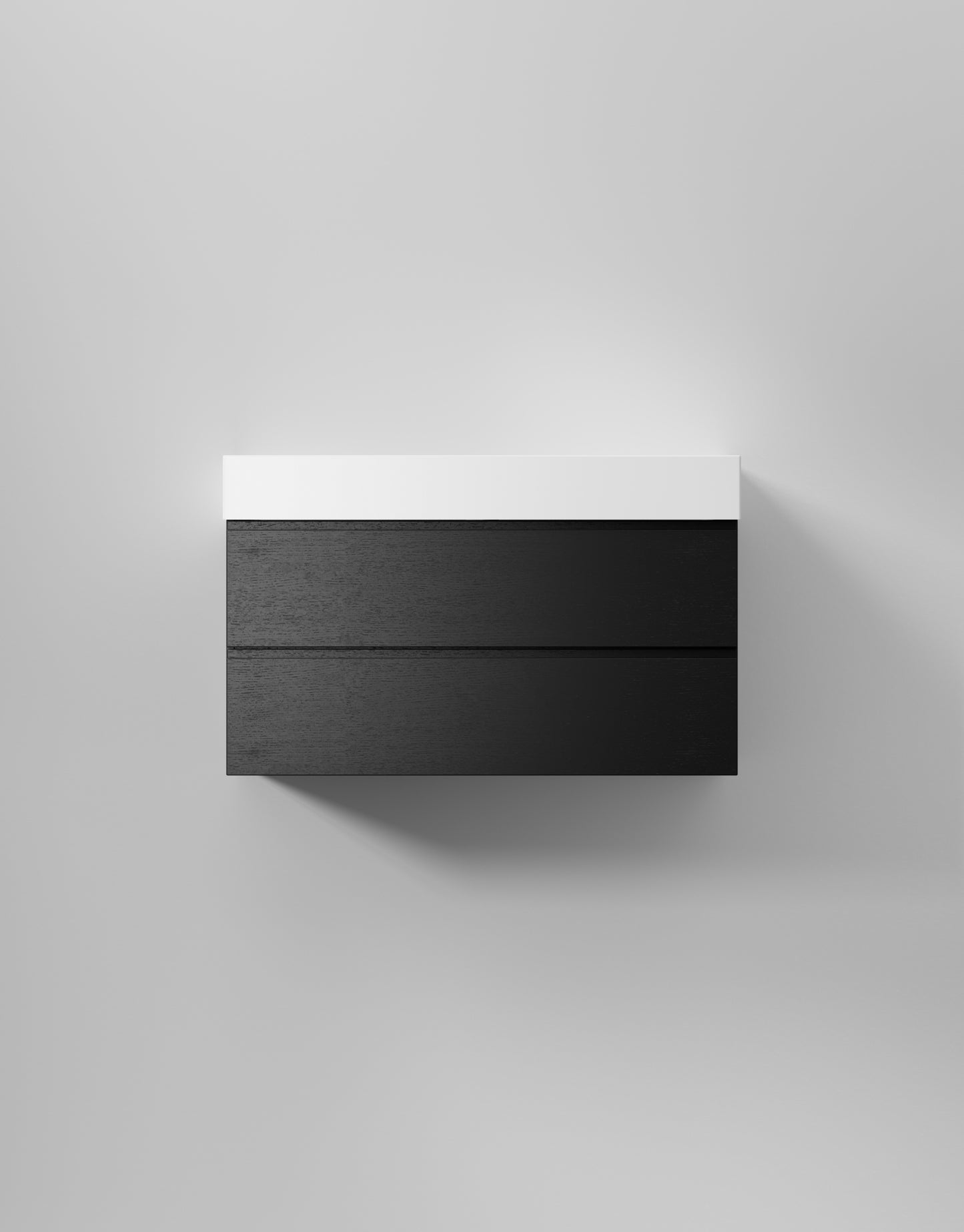 INR kommod core grip 100 – Black Oak, 2 Lådor