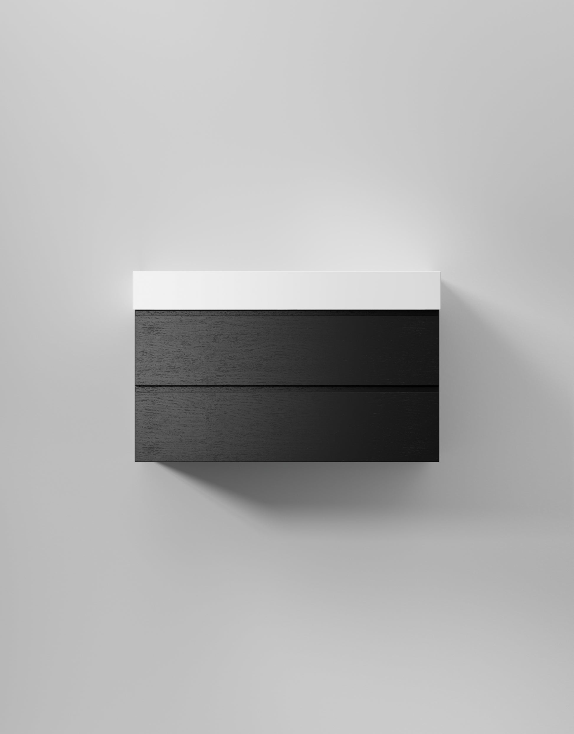 INR kommod core grip 100 – Black Oak, 2 Lådor