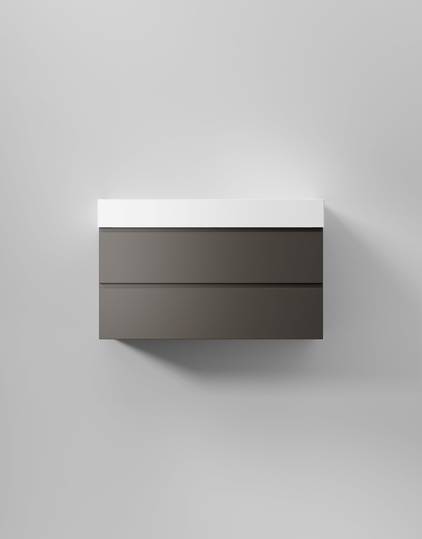 INR kommod core grip 100 – Carbon Grey, 2 Lådor