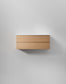 INR Kommod Core Grip 120 – Natural Oak, 2 Lådor, visad med tvättställ Soft 120 (art.nr 378534; tvättställ säljs separat). Bild: INR