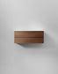 INR Kommod Core Grip 120 – Dark Oak, 2 Lådor, visad med tvättställ Soft 120 (art.nr 378538; tvättställ säljs separat). Bild: INR