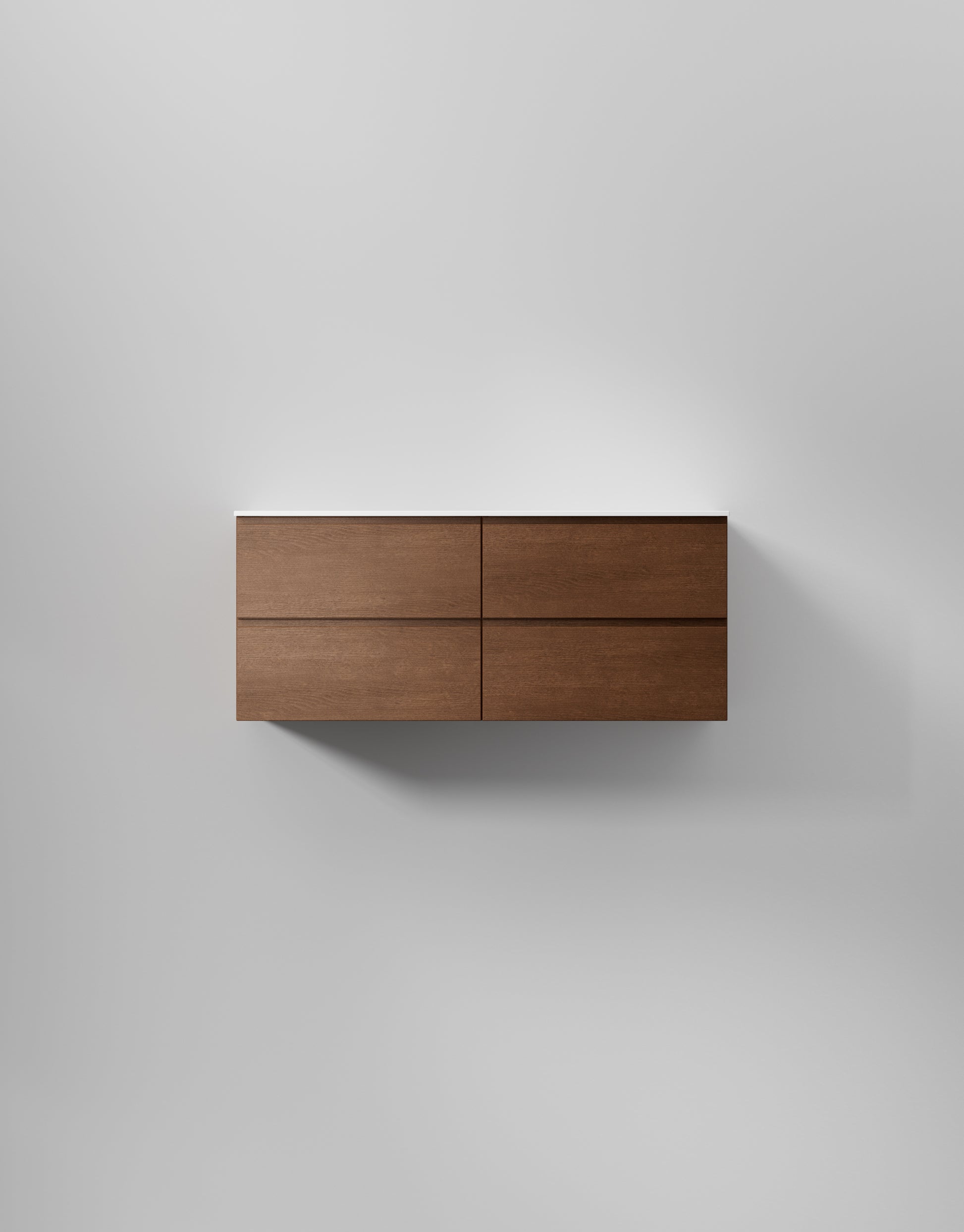 INR kommod core grip 120 d – Dark Oak, 4 Lådor