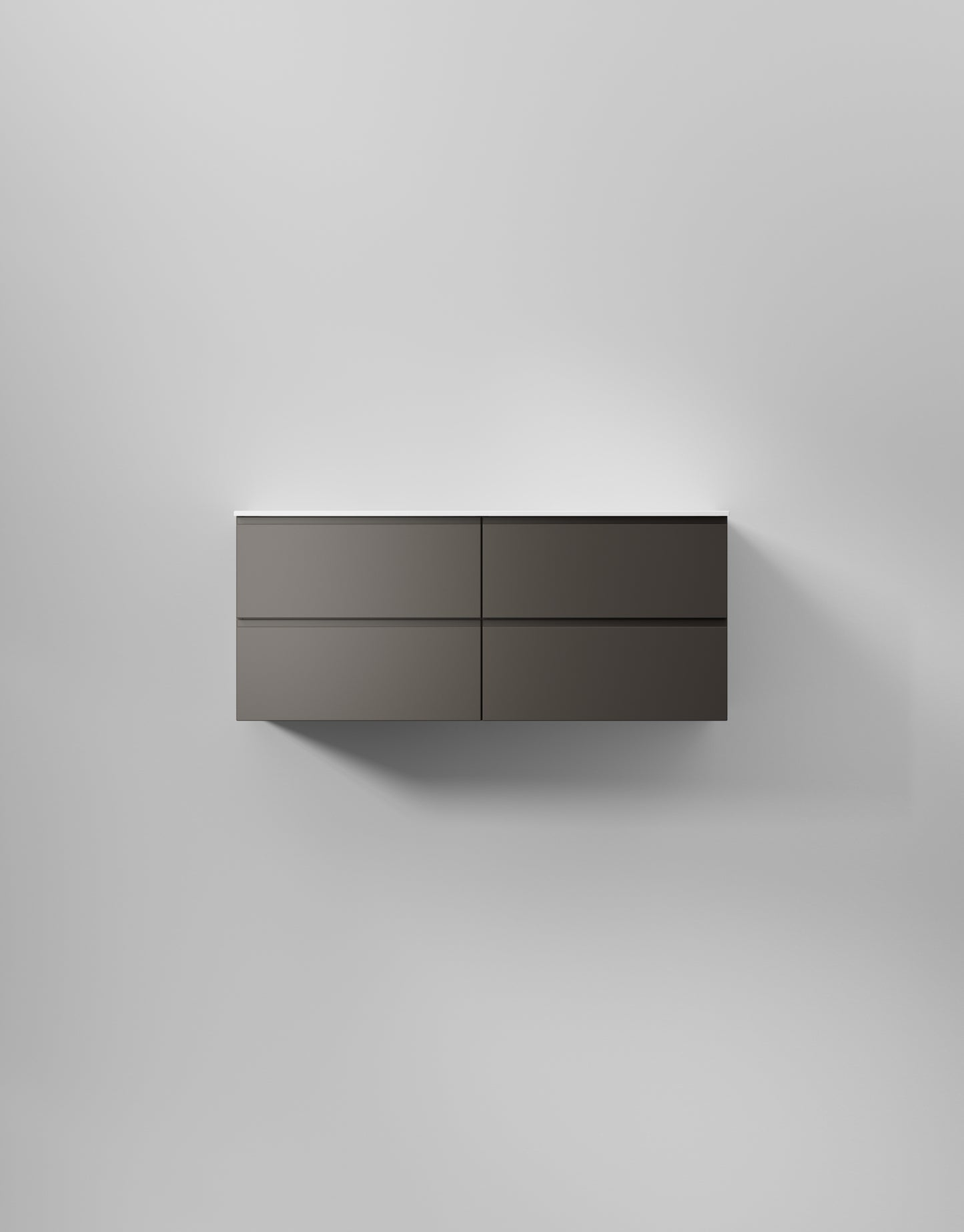 INR kommod core grip 120 d – Carbon Grey, 4 Lådor