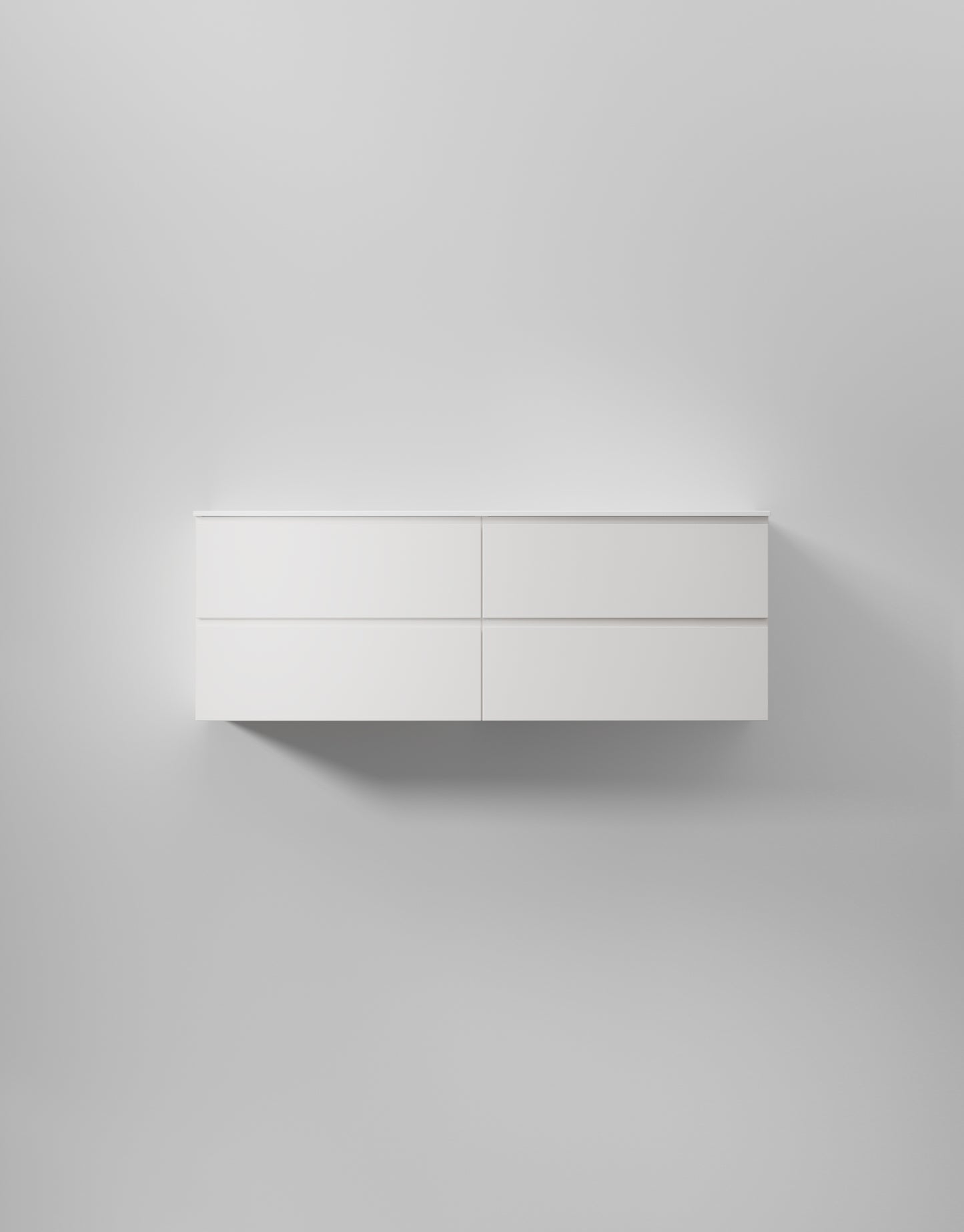 INR kommod core grip 140 d – Pure White, 4 Lådor