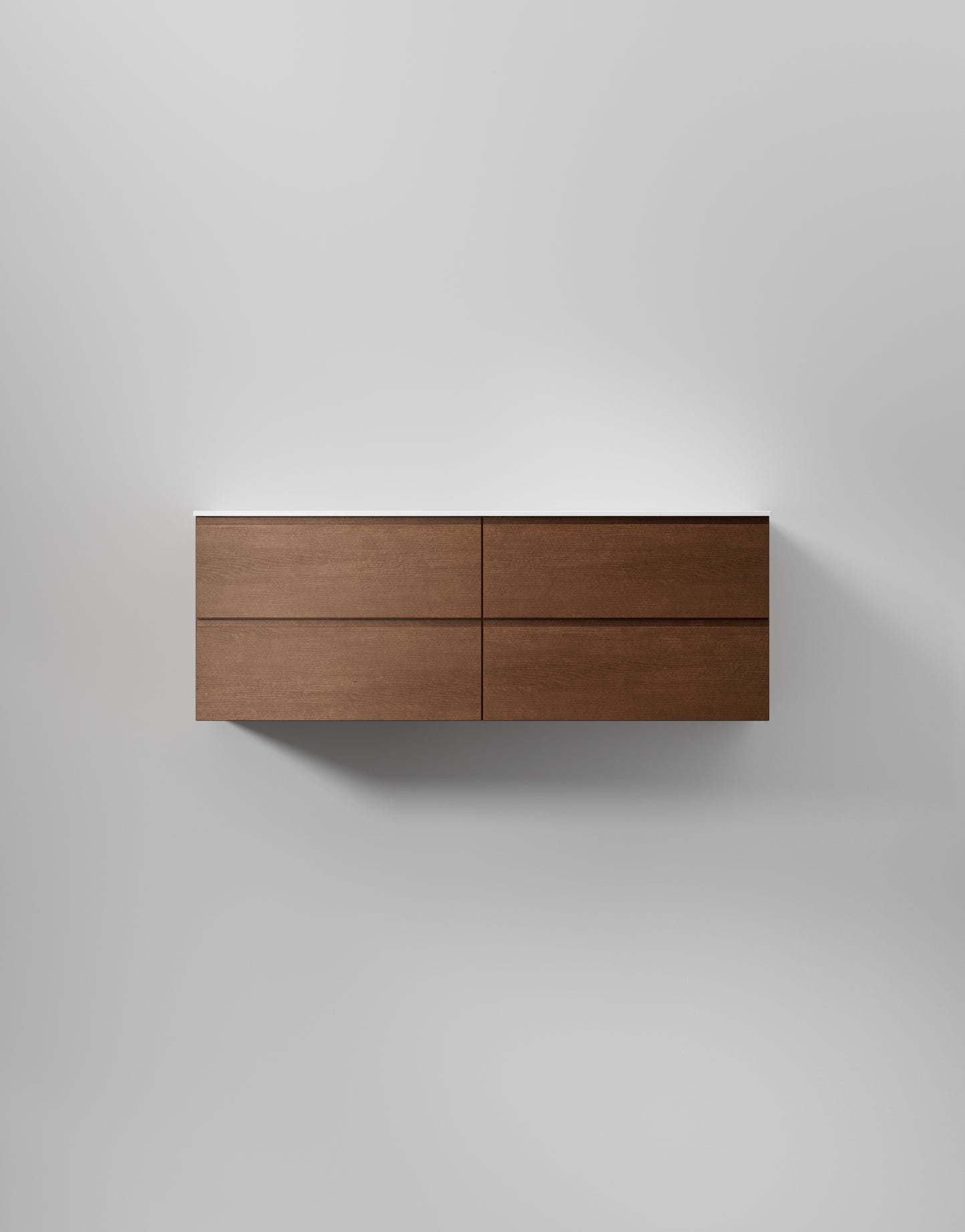 INR kommod core grip 140 d – Dark Oak, 4 Lådor