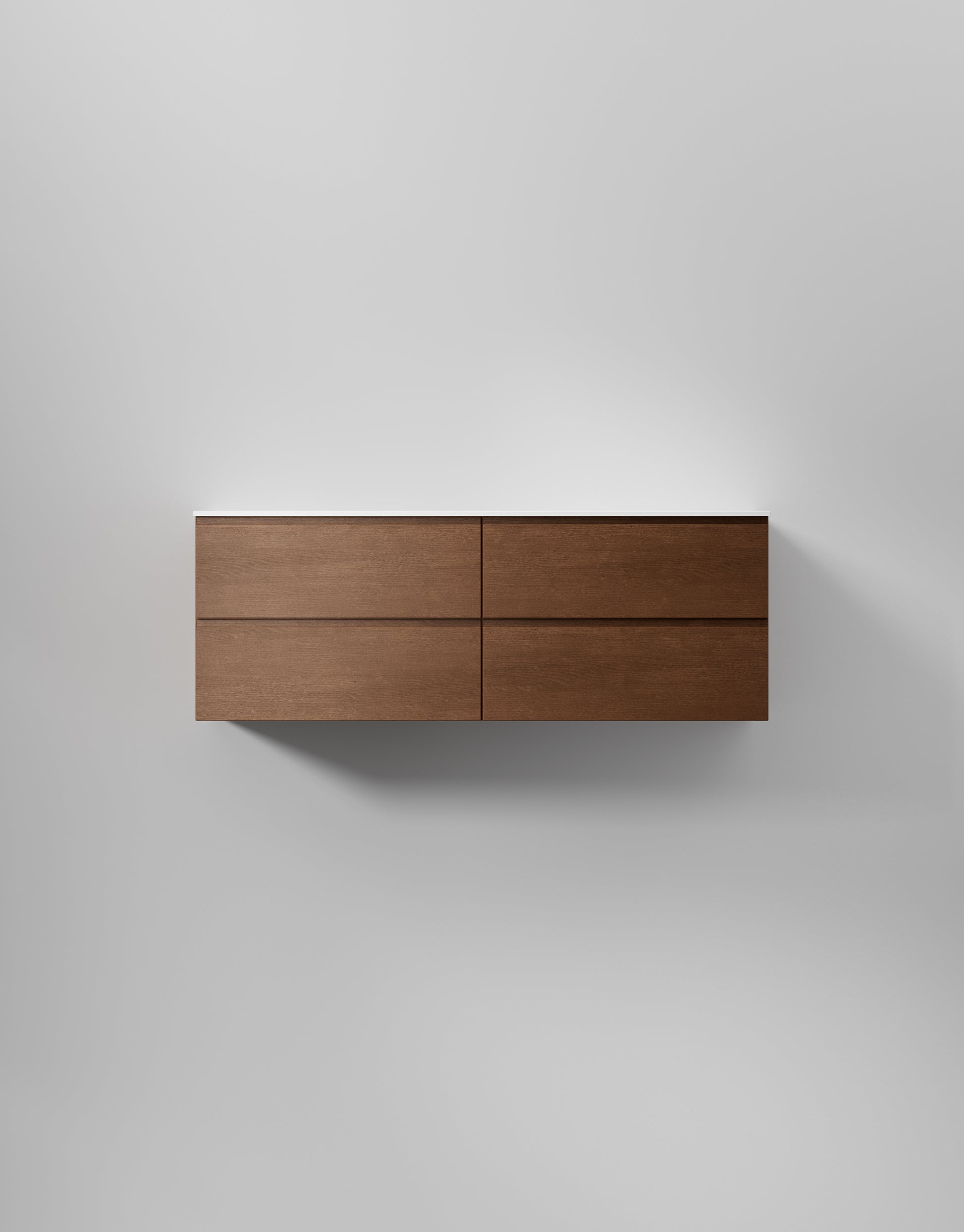 INR kommod core grip 140 d – Dark Oak, 4 Lådor