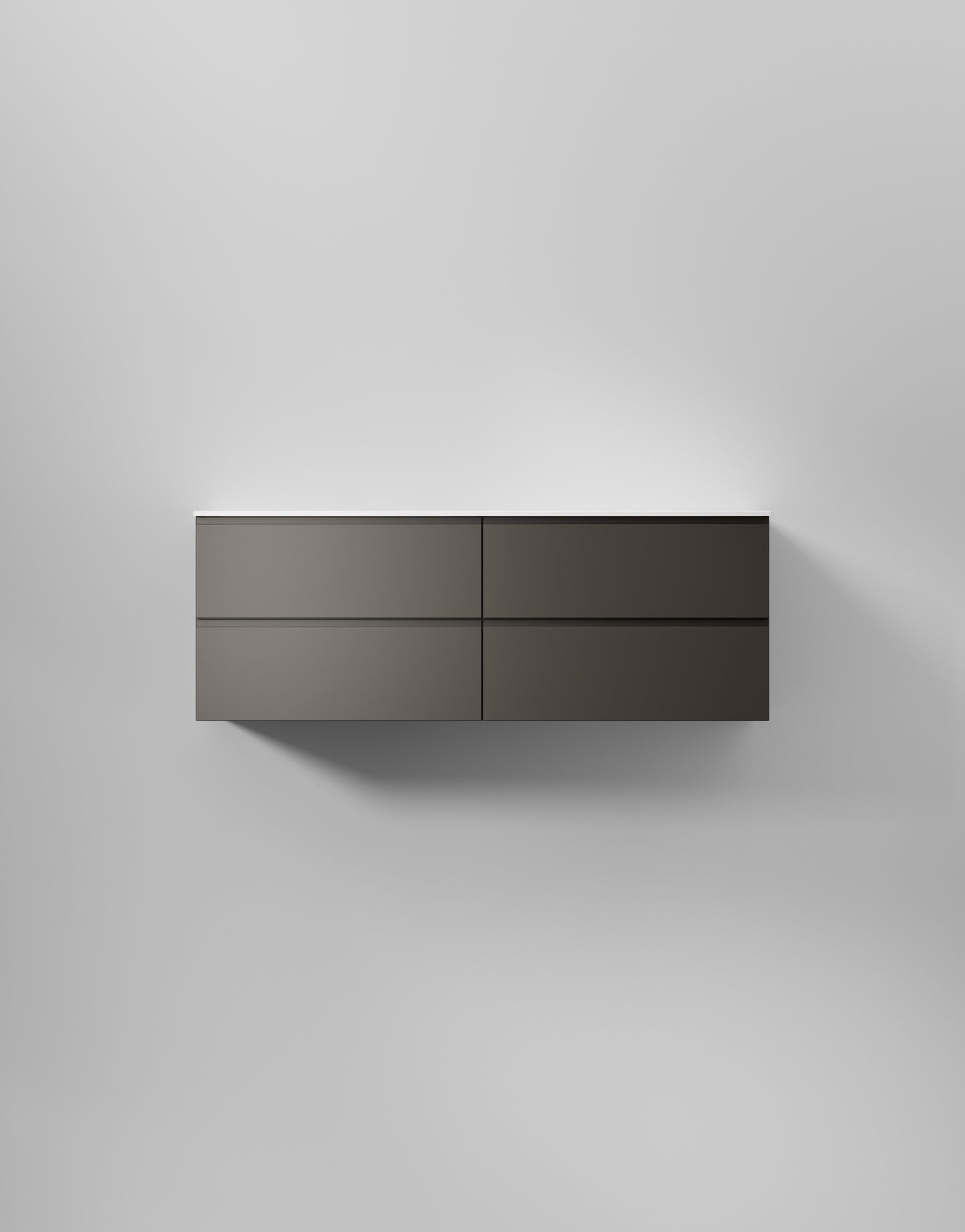 INR kommod core grip 140 d – Carbon Grey, 4 Lådor