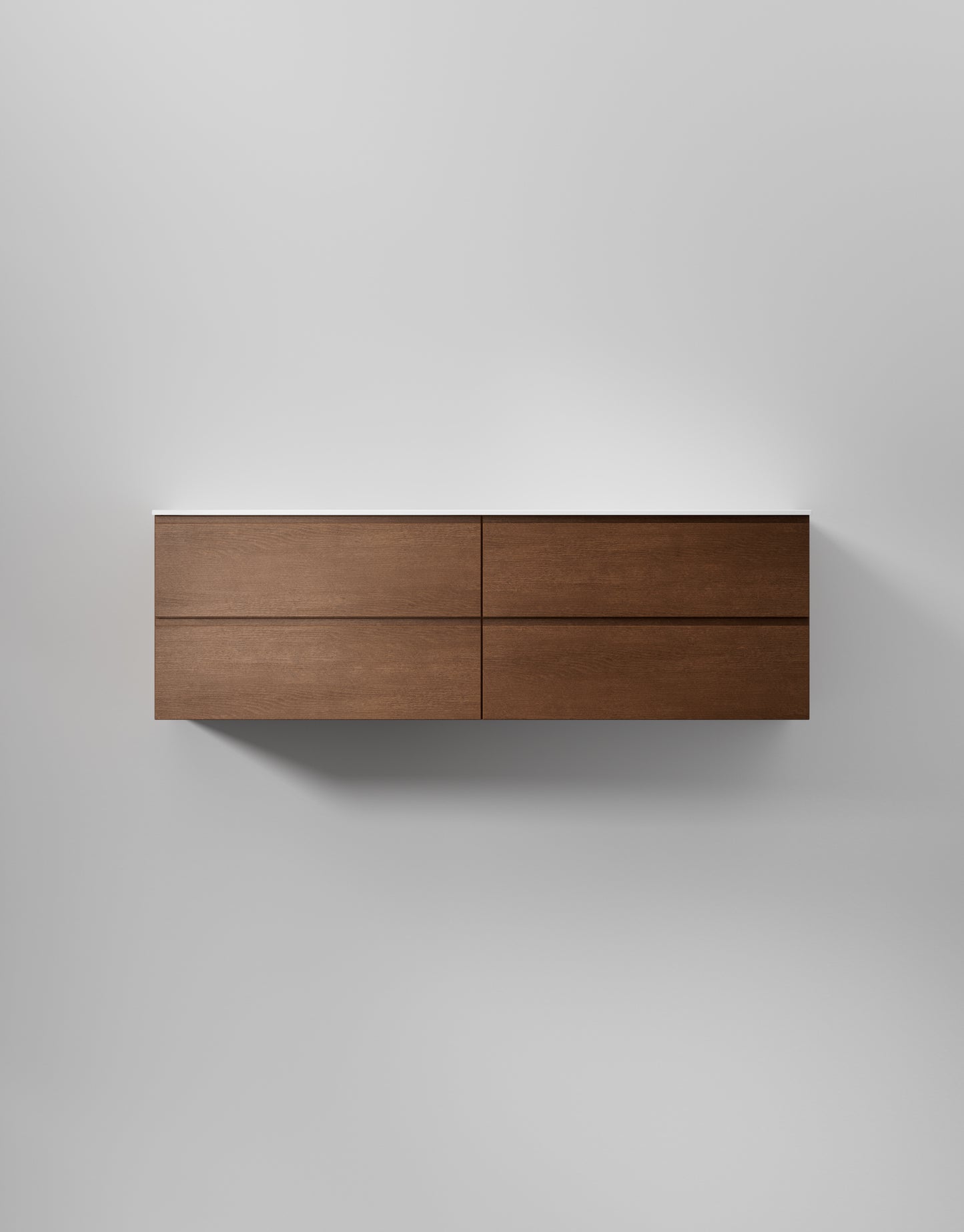 INR kommod core grip 160 d – Dark Oak, 4 Lådor