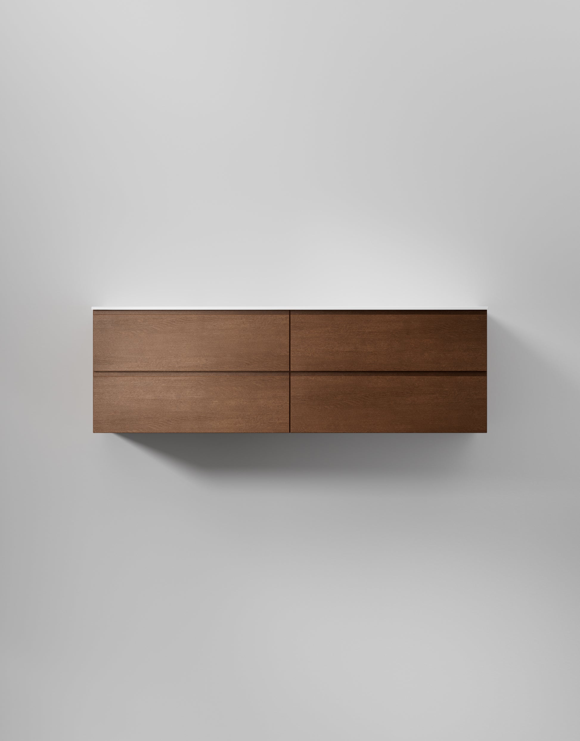 INR kommod core grip 160 d – Dark Oak, 4 Lådor