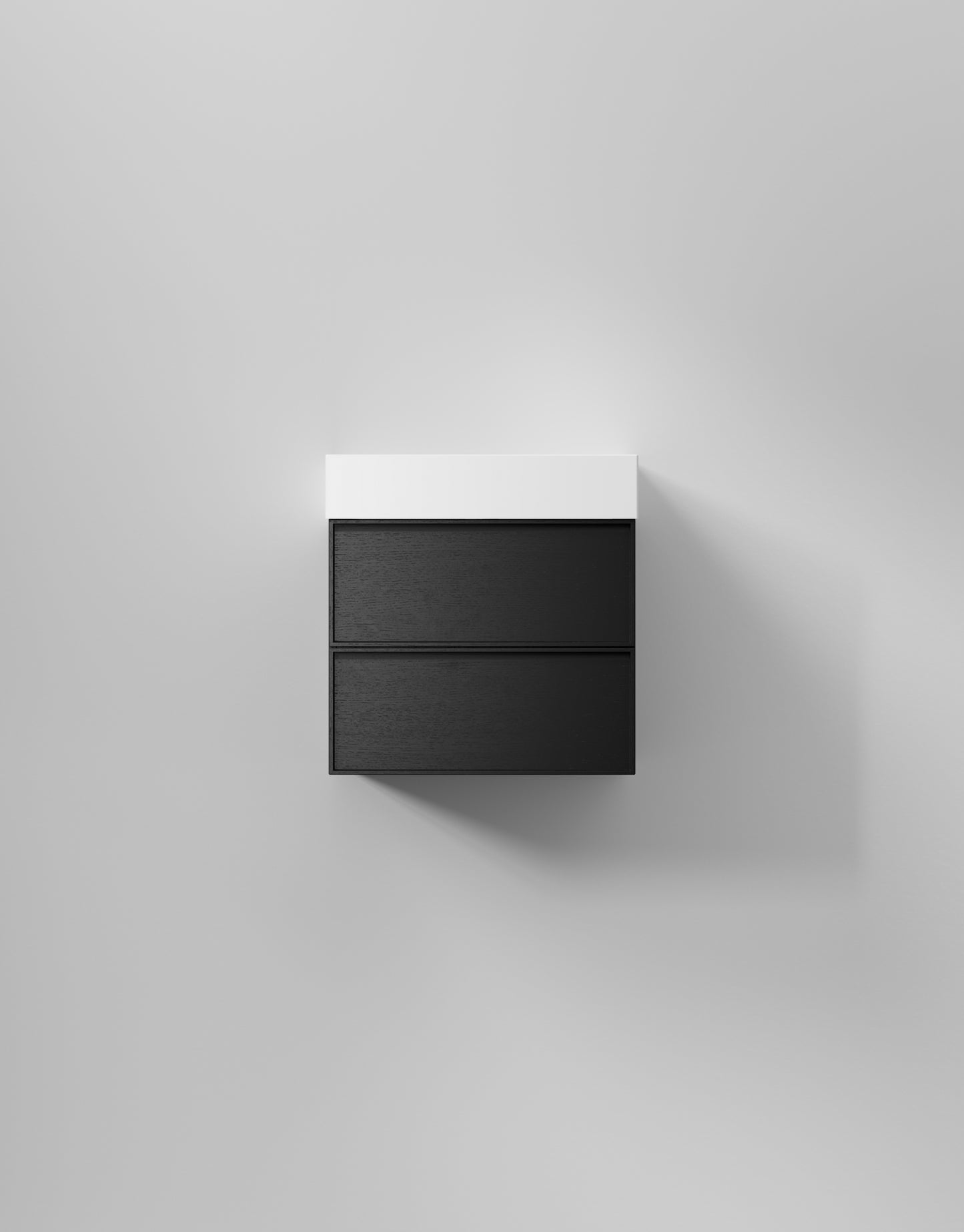 INR kommod core sense 60 – Black Oak, 2 Lådor