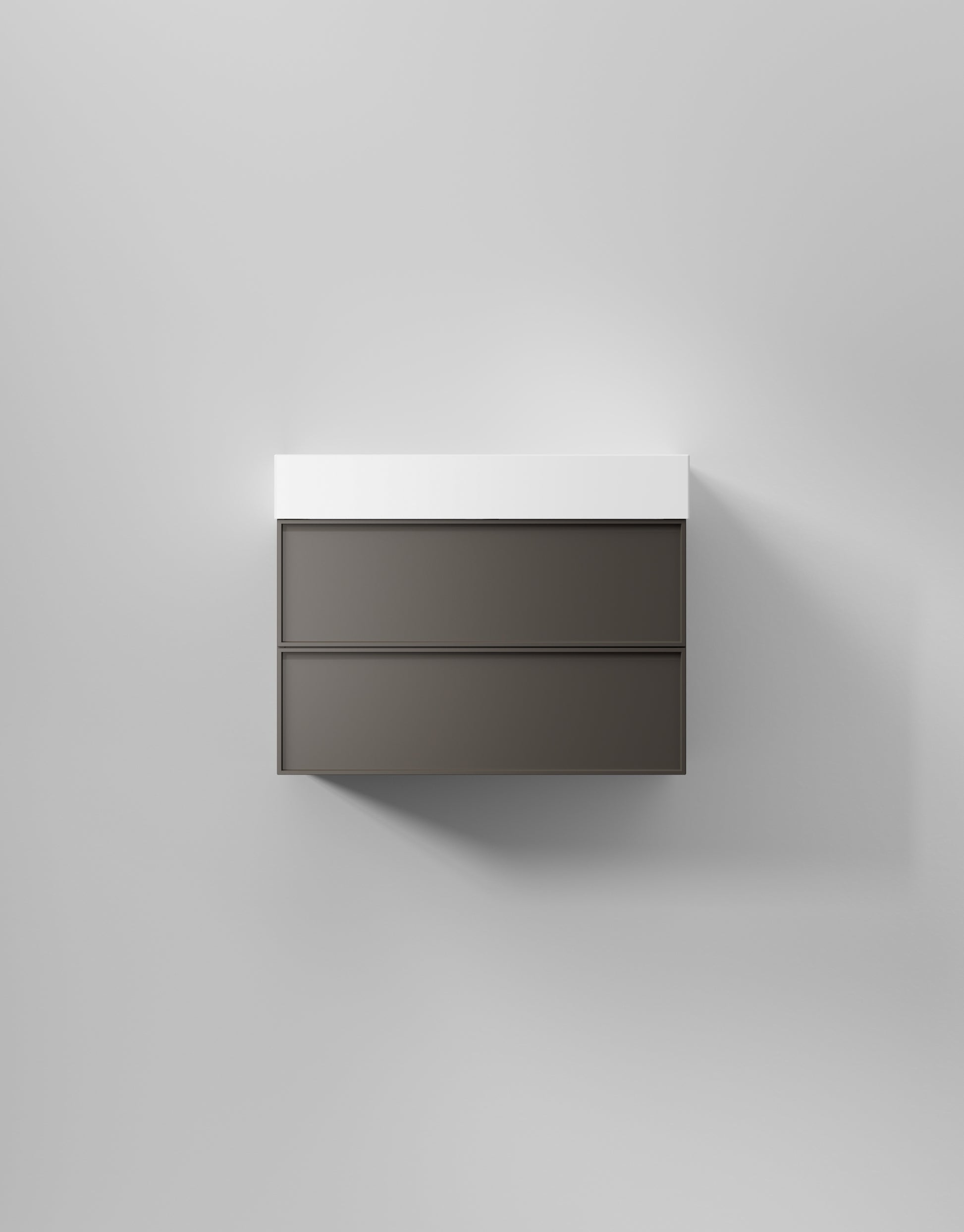 INR kommod core sense 80 – Carbon Grey, 2 Lådor