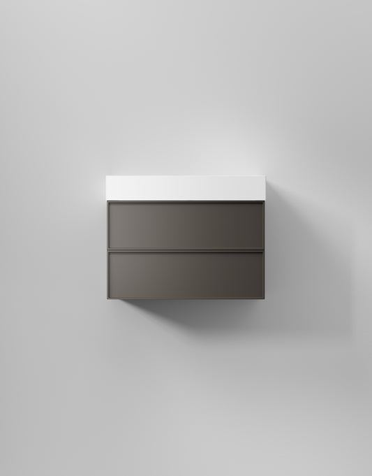 INR kommod core sense 80 – Carbon Grey, 2 Lådor