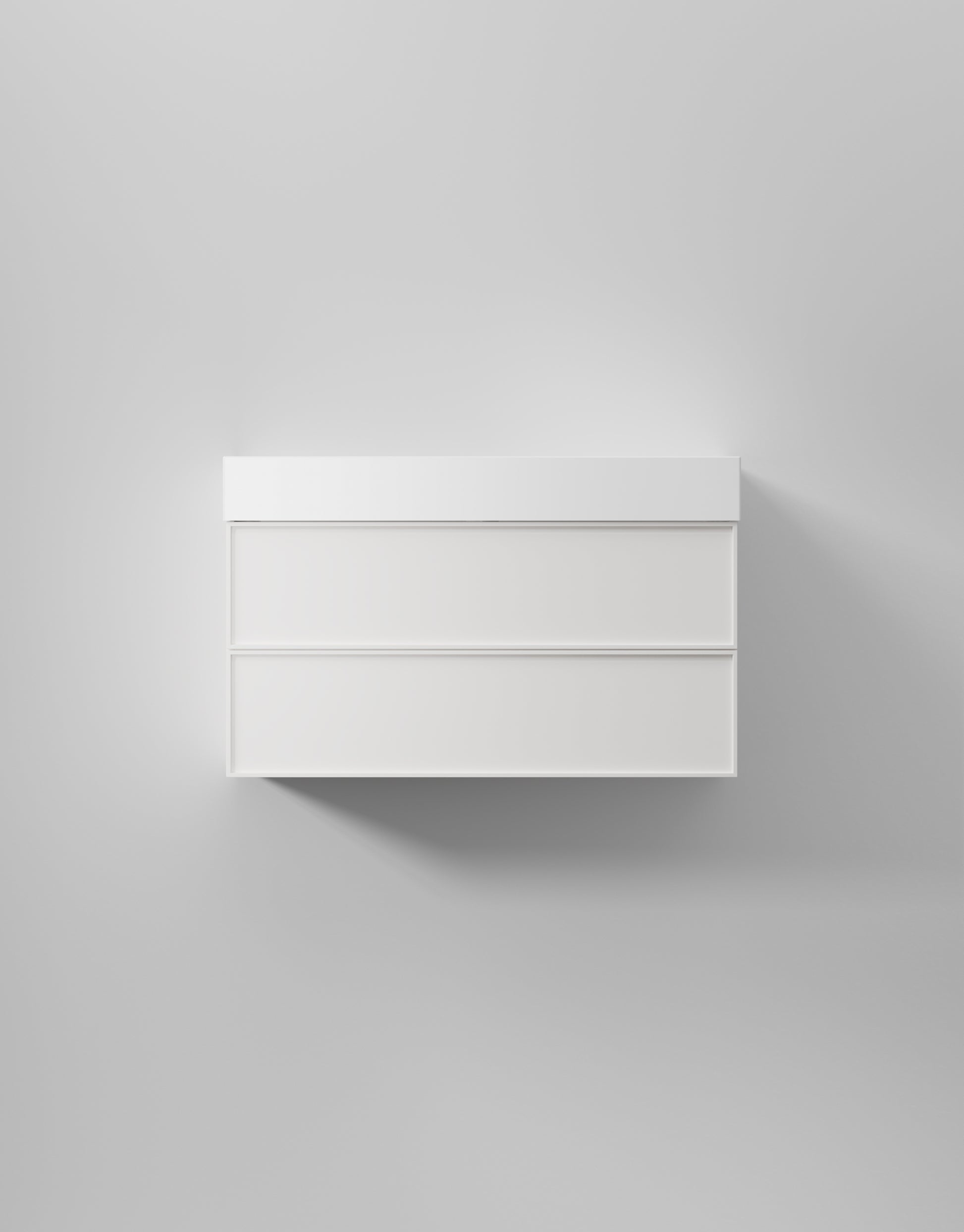 INR kommod core sense 100 – Pure White, 2 Lådor