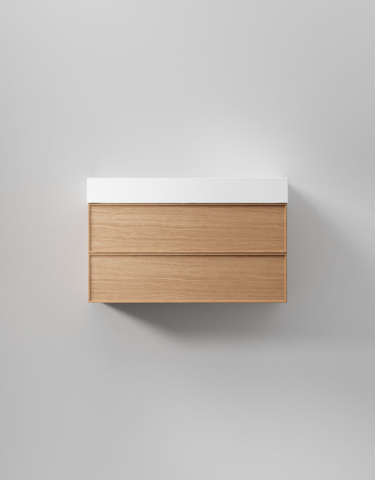 INR kommod core sense 100 – Natural Oak, 2 Lådor