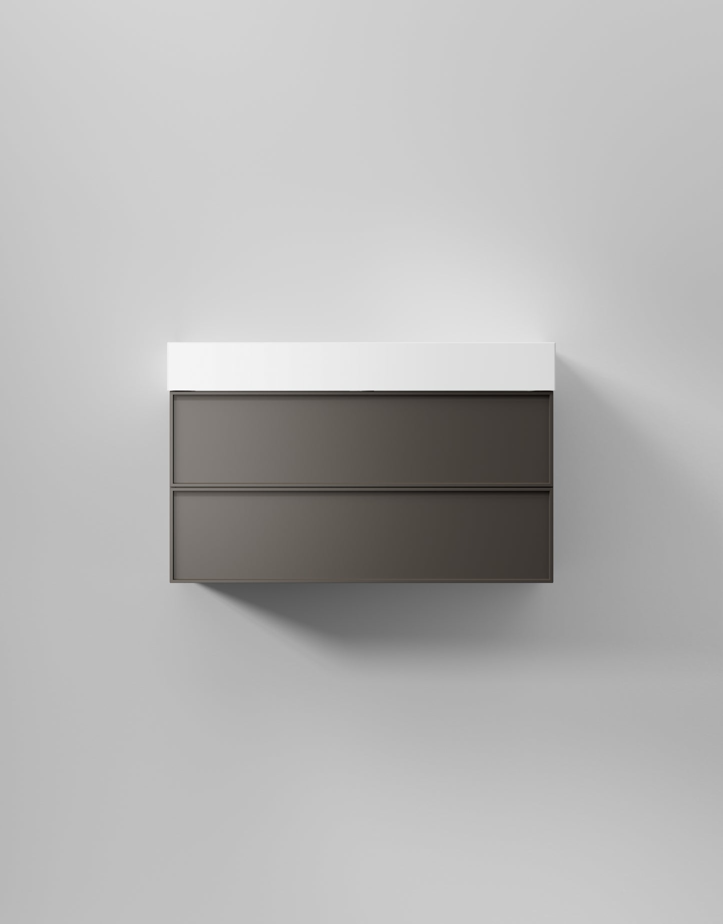 INR kommod core sense 100 – Carbon Grey, 2 Lådor