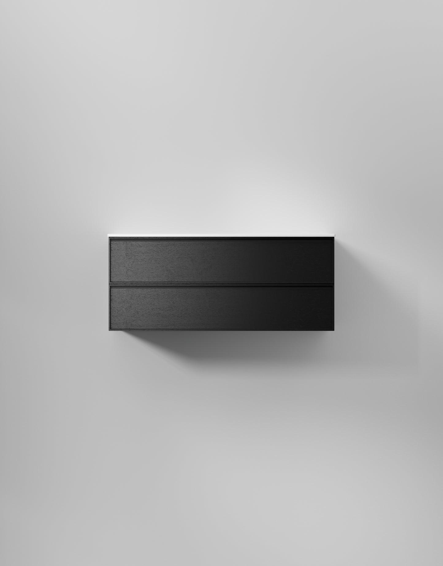INR kommod core sense 120 – Black Oak, 2 Lådor