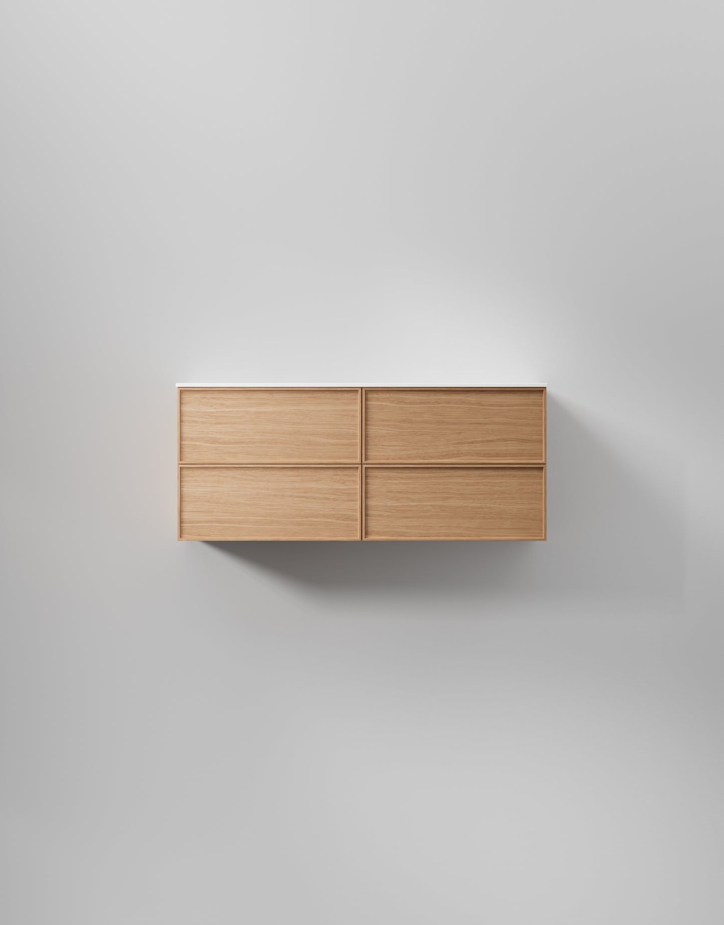 INR kommod core sense 120 d – Natural Oak, 4 Lådor