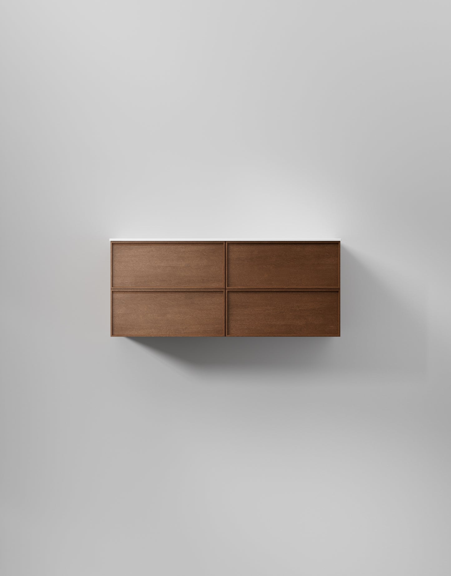 INR kommod core sense 120 d – Dark Oak, 4 Lådor