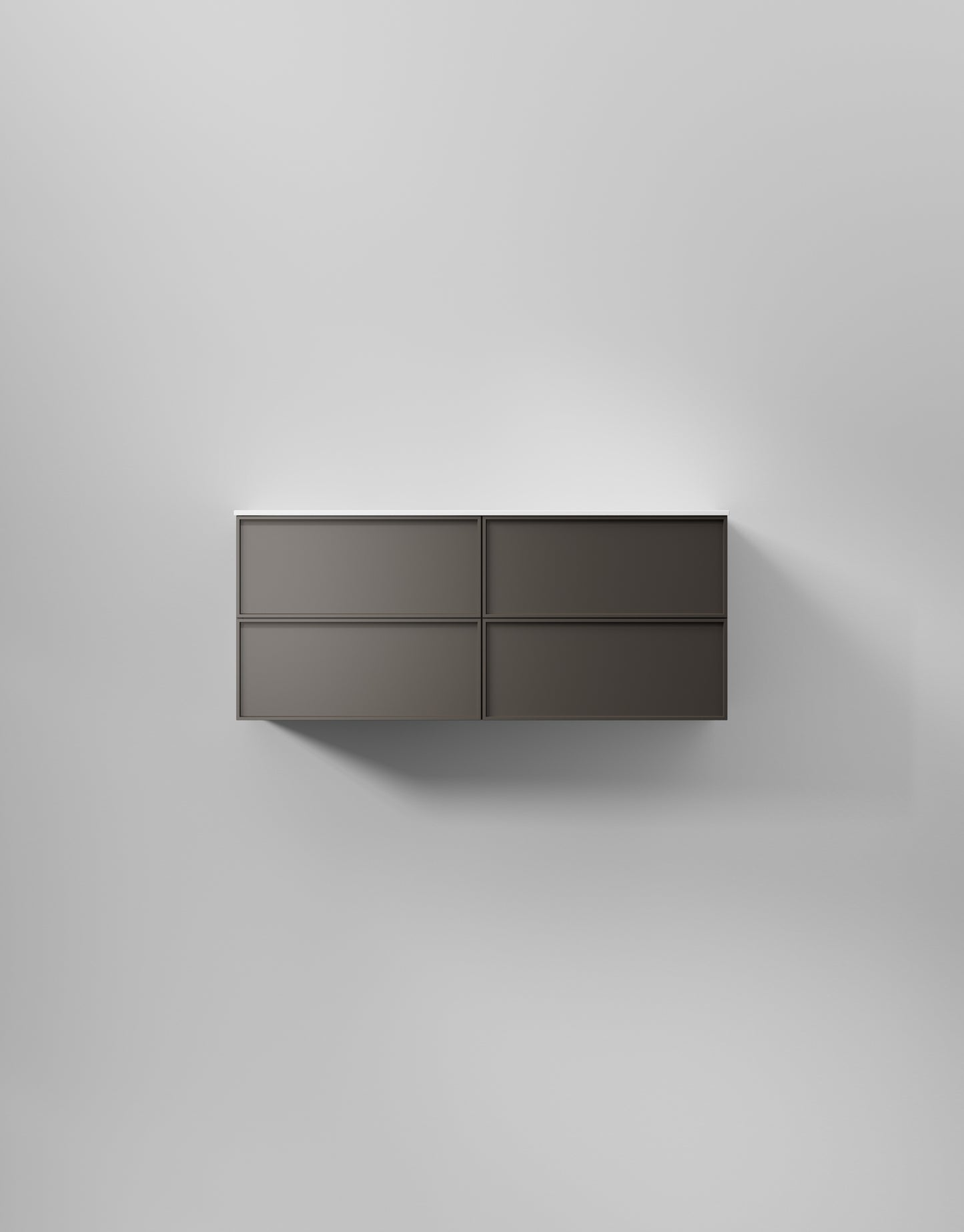 INR kommod core sense 120 d – Carbon Grey, 4 Lådor