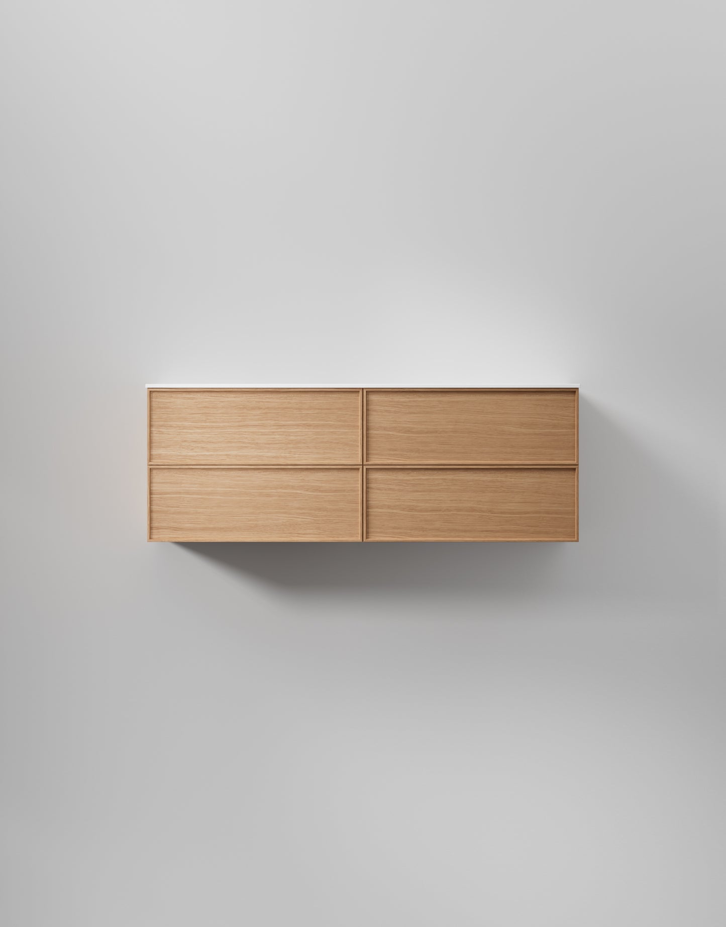 INR kommod core sense 140 d – Natural Oak, 4 Lådor