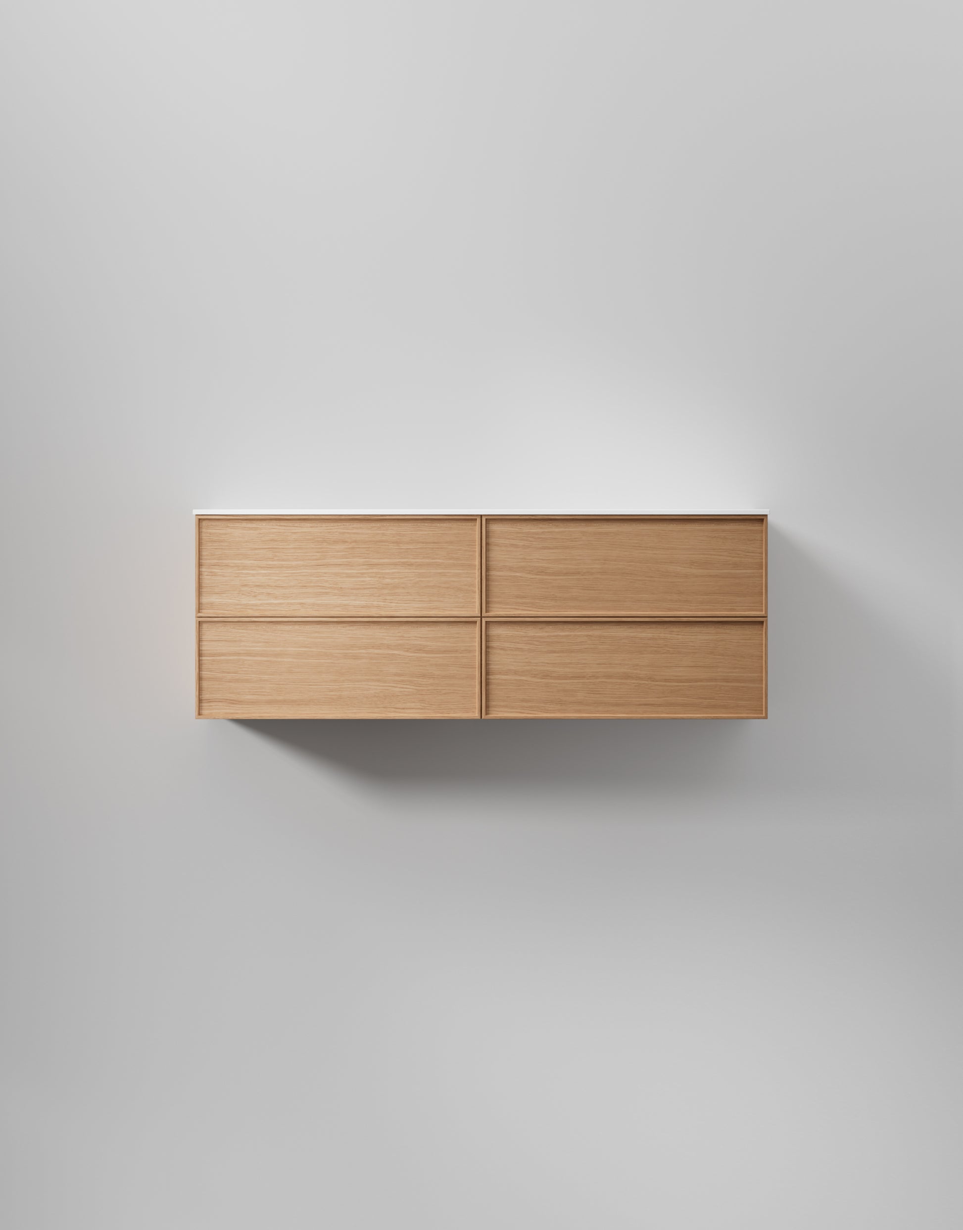 INR kommod core sense 140 d – Natural Oak, 4 Lådor