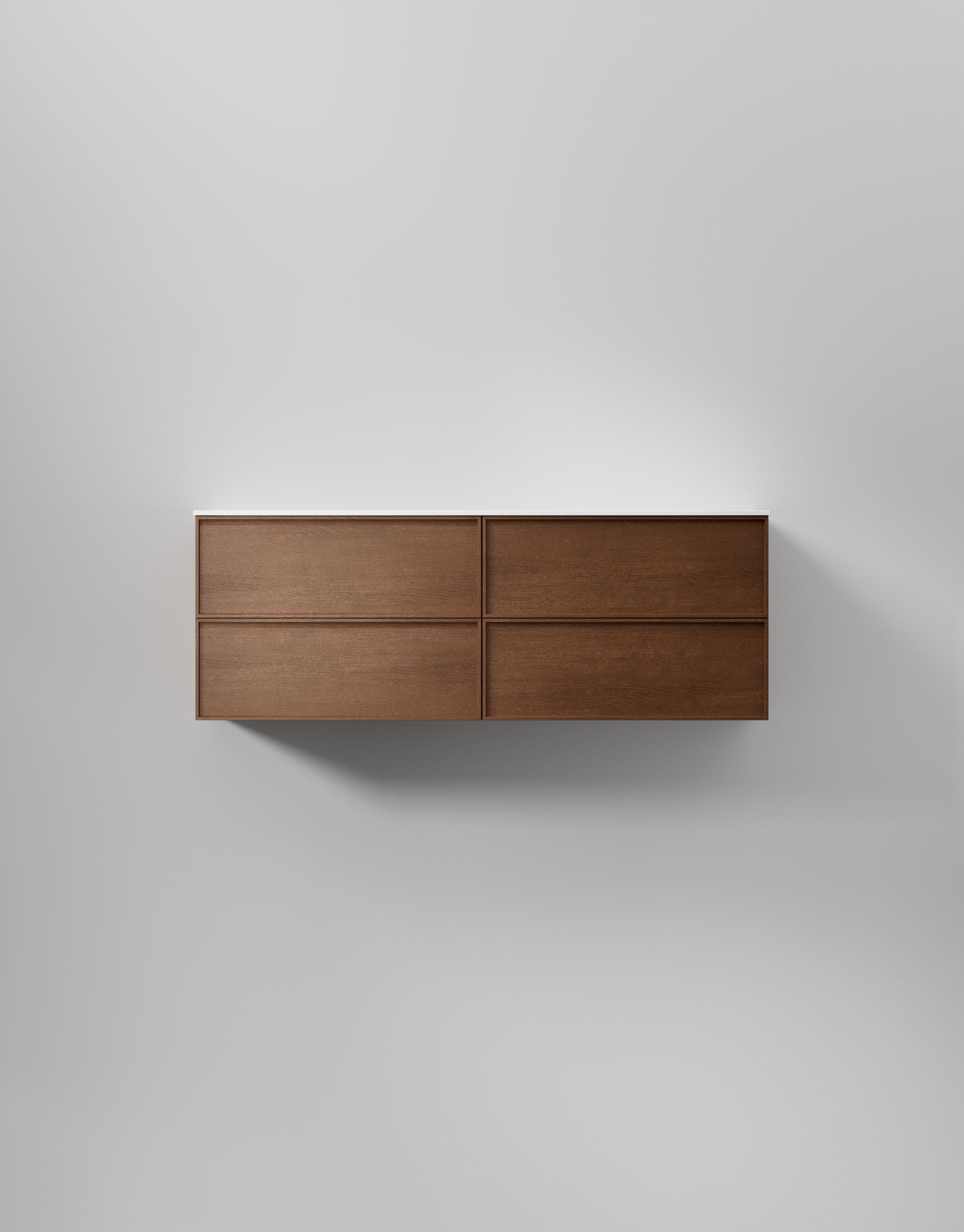 INR kommod core sense 140 d – Dark Oak, 4 Lådor