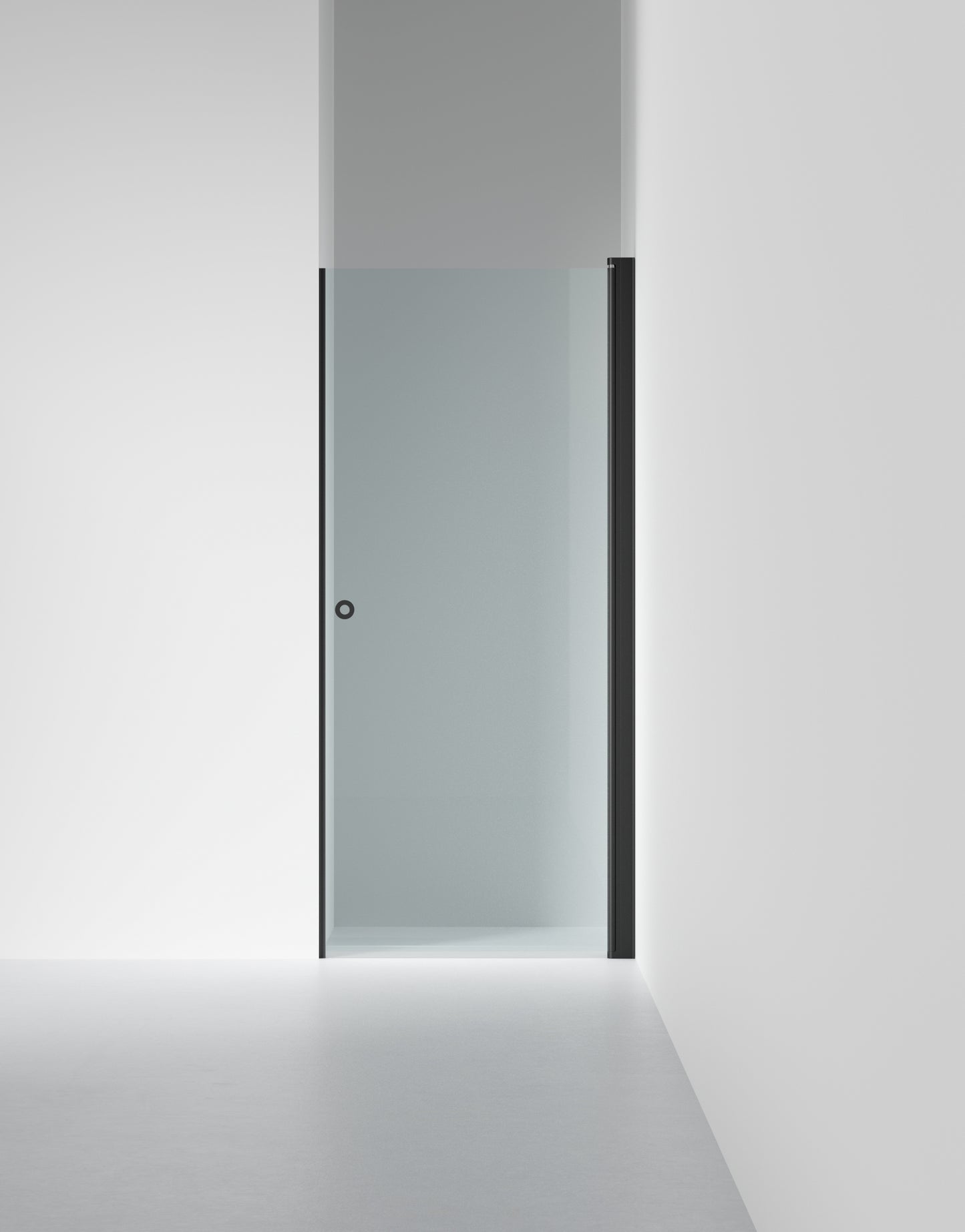 INR Duschvägg Linc 2 Original – Clear, Black, 675 (art.nr 50202170). Bild: INR