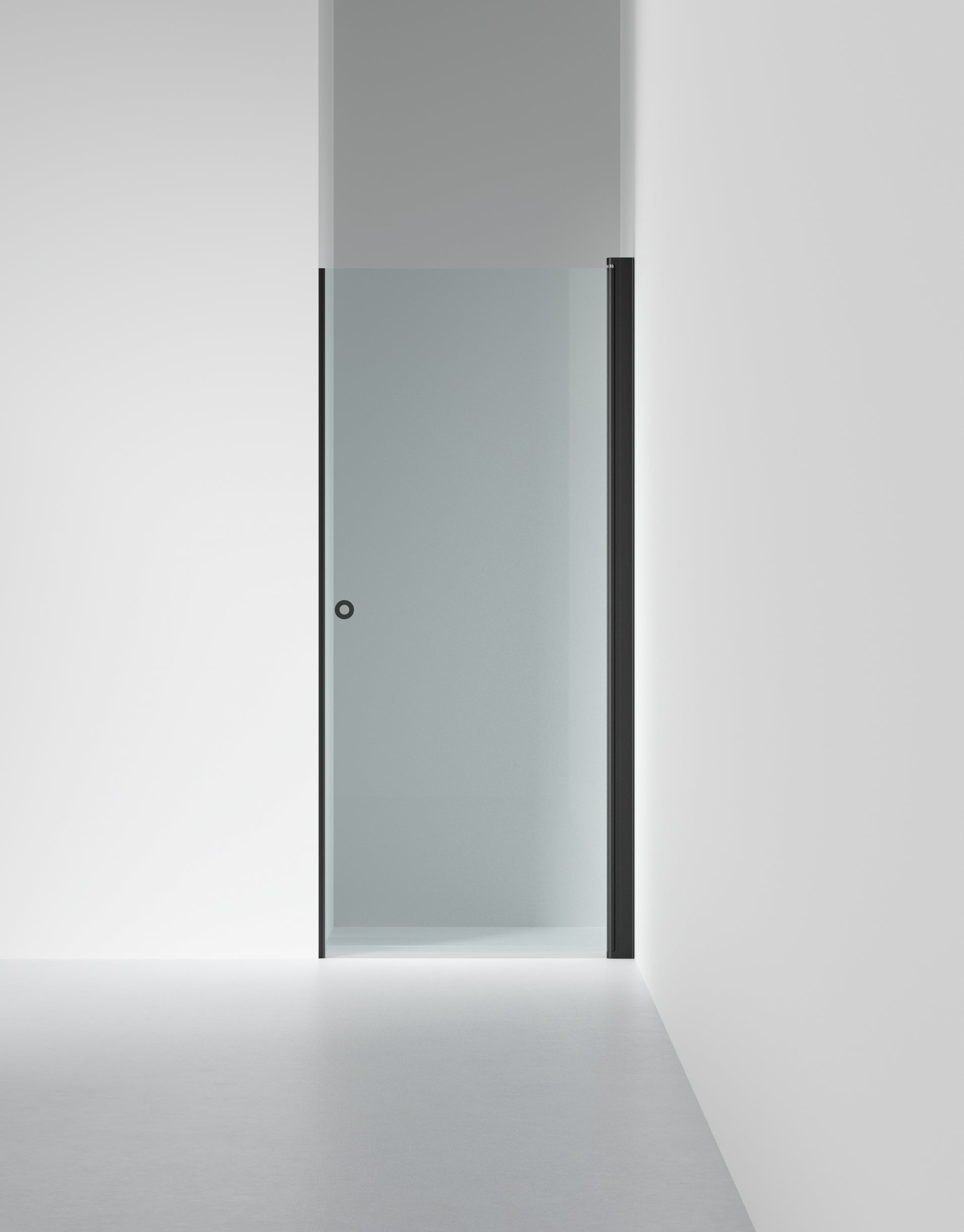 INR Duschvägg Linc 2 Original – Clear, Black, 775 (art.nr 50202180). Bild: INR