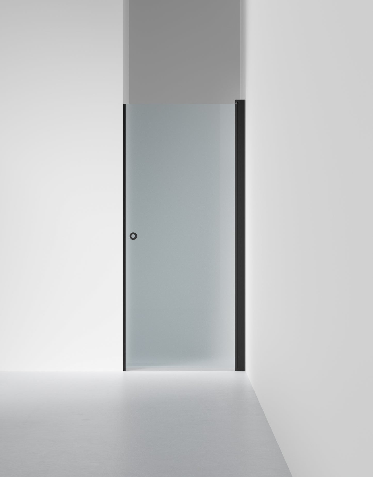 INR Duschvägg Linc 2 Original – Frost, Black, 775 (art.nr 50210180). Bild: INR
