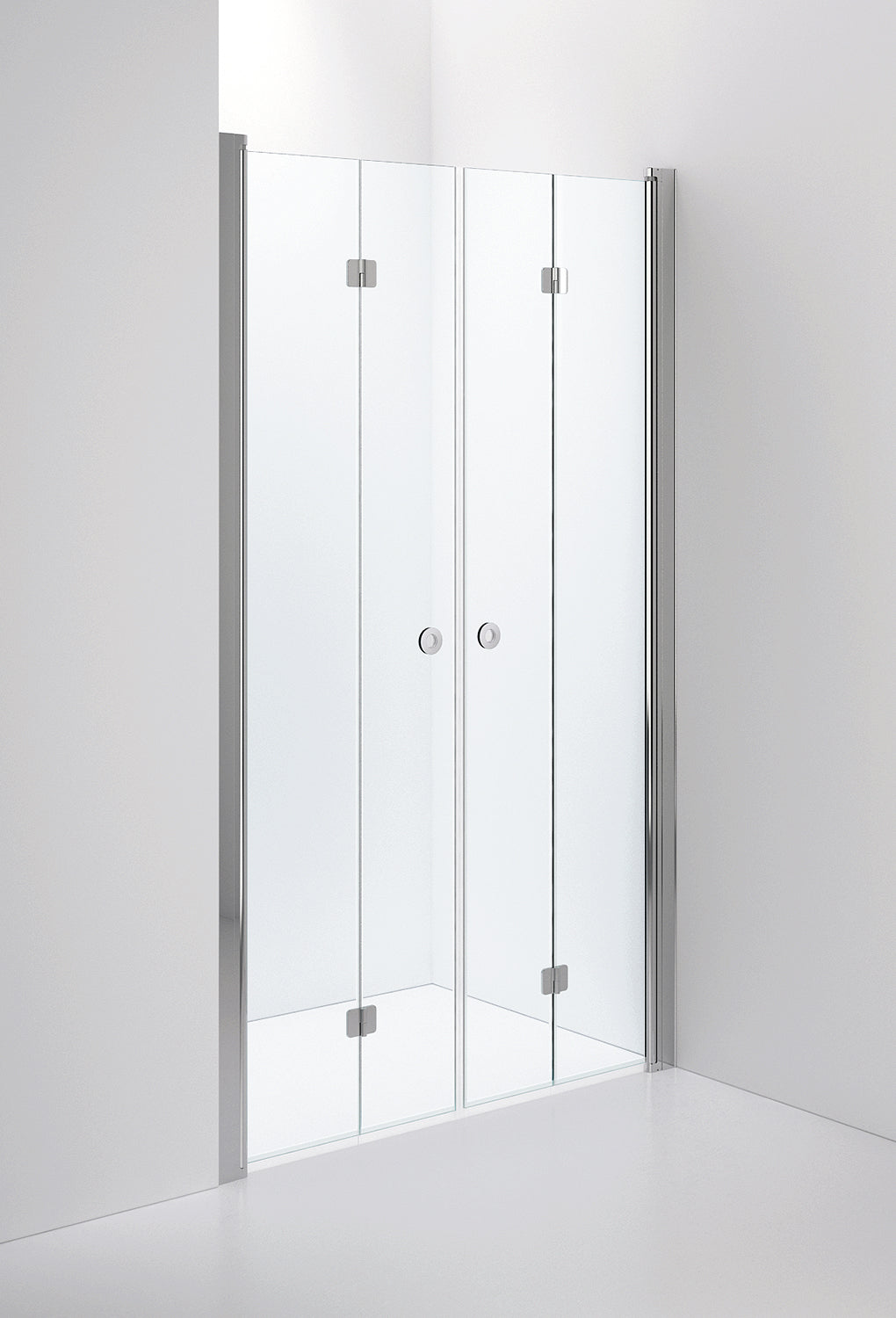 INR Duschvägg Linc 3 Flex – Clear, Polished, Måttbeställd (art.nr 503102300). Bild: INR